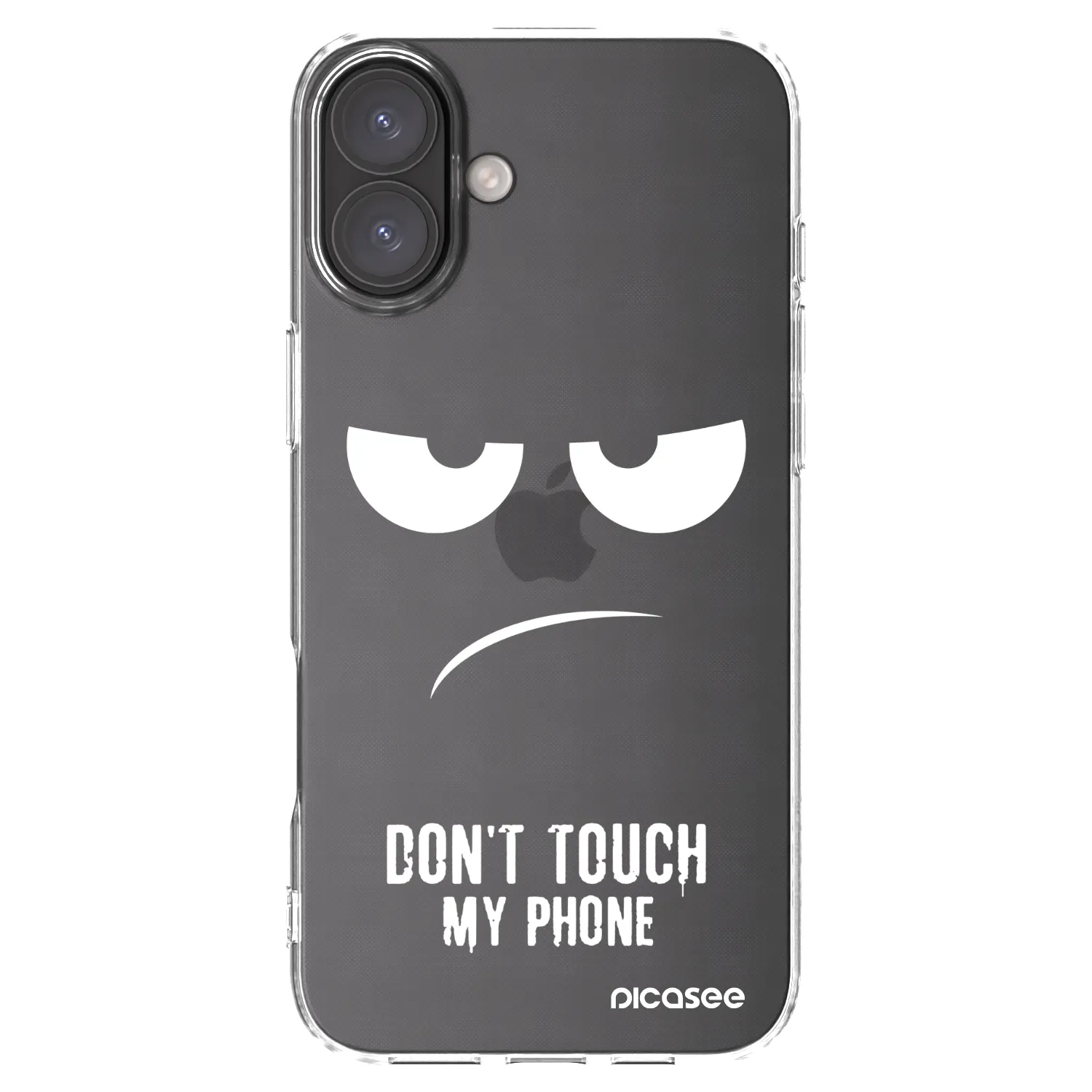 Picasee διαφανής θήκη σιλικόνης Apple iPhone 16 Plus - Don't Touch My Phone