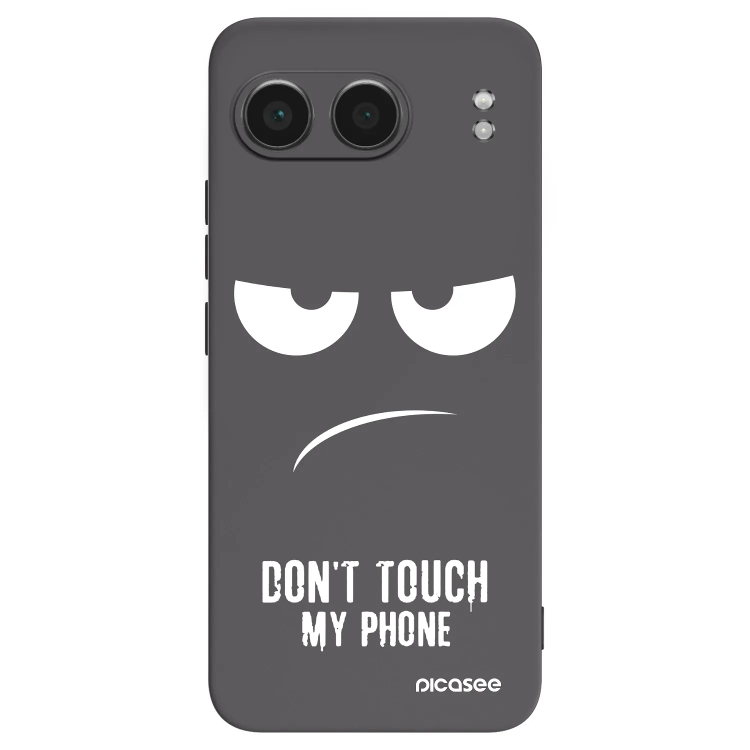Picasee Μαύρη θήκη σιλικόνης για OnePlus Nord 4 - Don't Touch My Phone