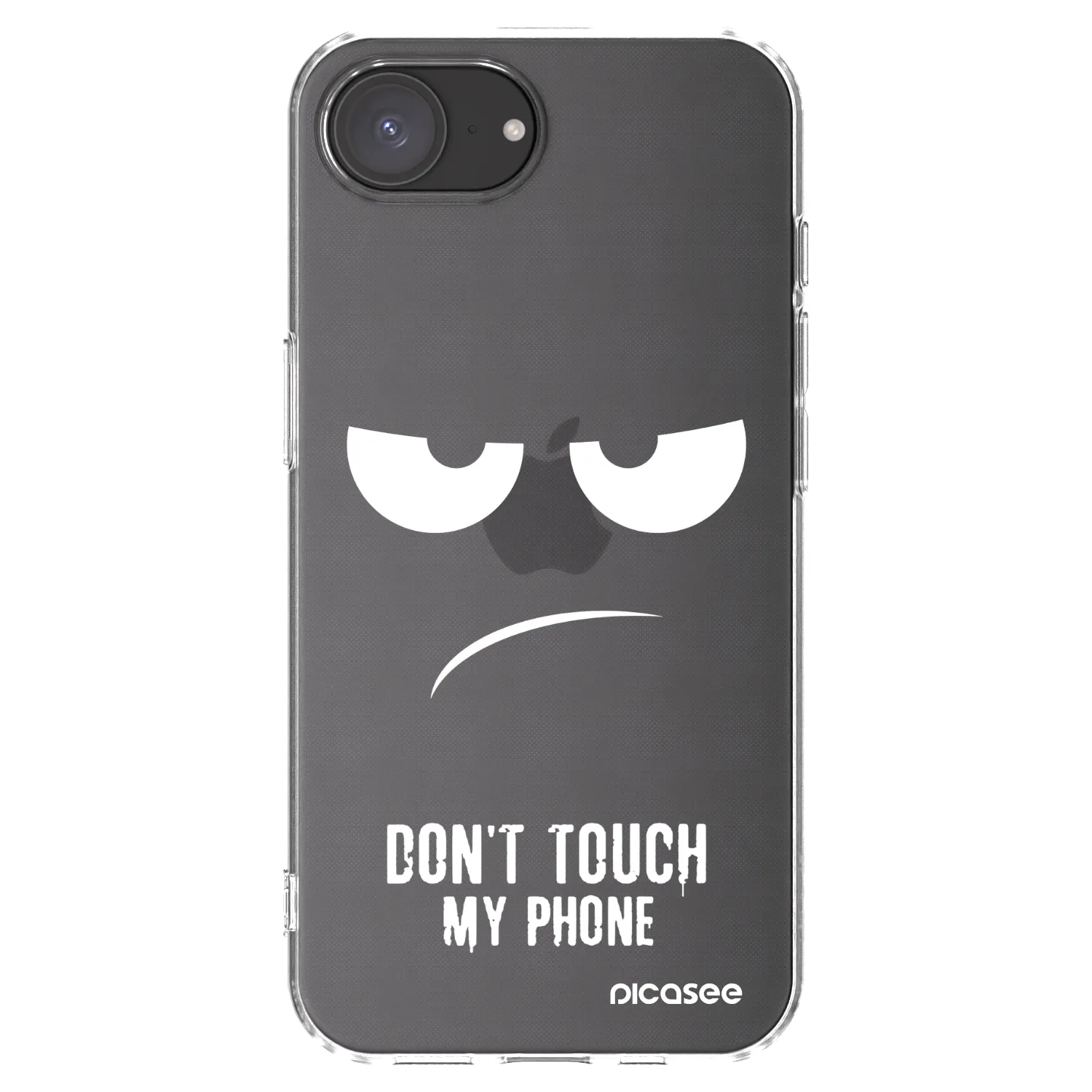 Picasee διαφανής θήκη σιλικόνης Apple iPhone 16e - Don't Touch My Phone