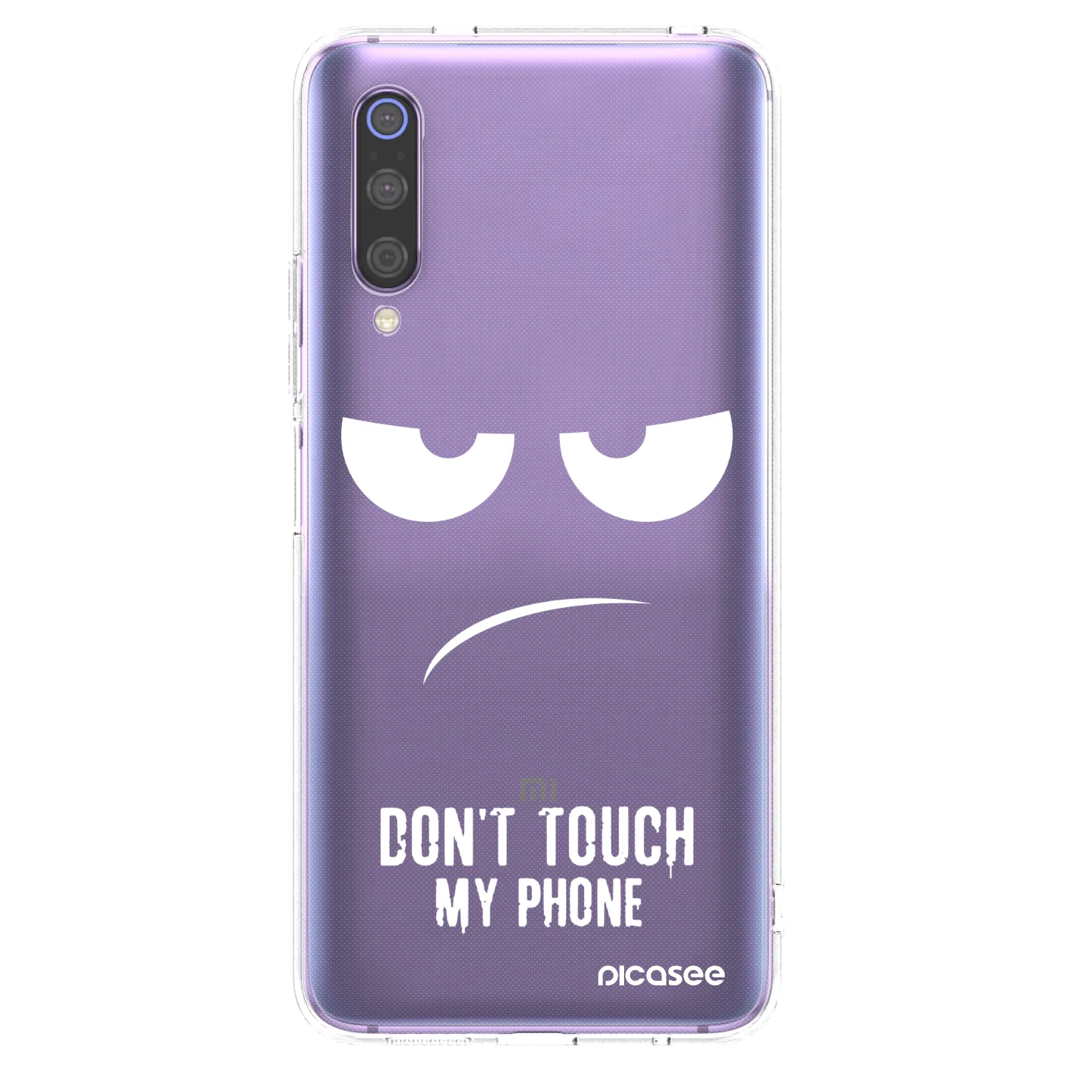 Picasee διαφανής θήκη σιλικόνης Xiaomi Mi 9 - Don't Touch My Phone