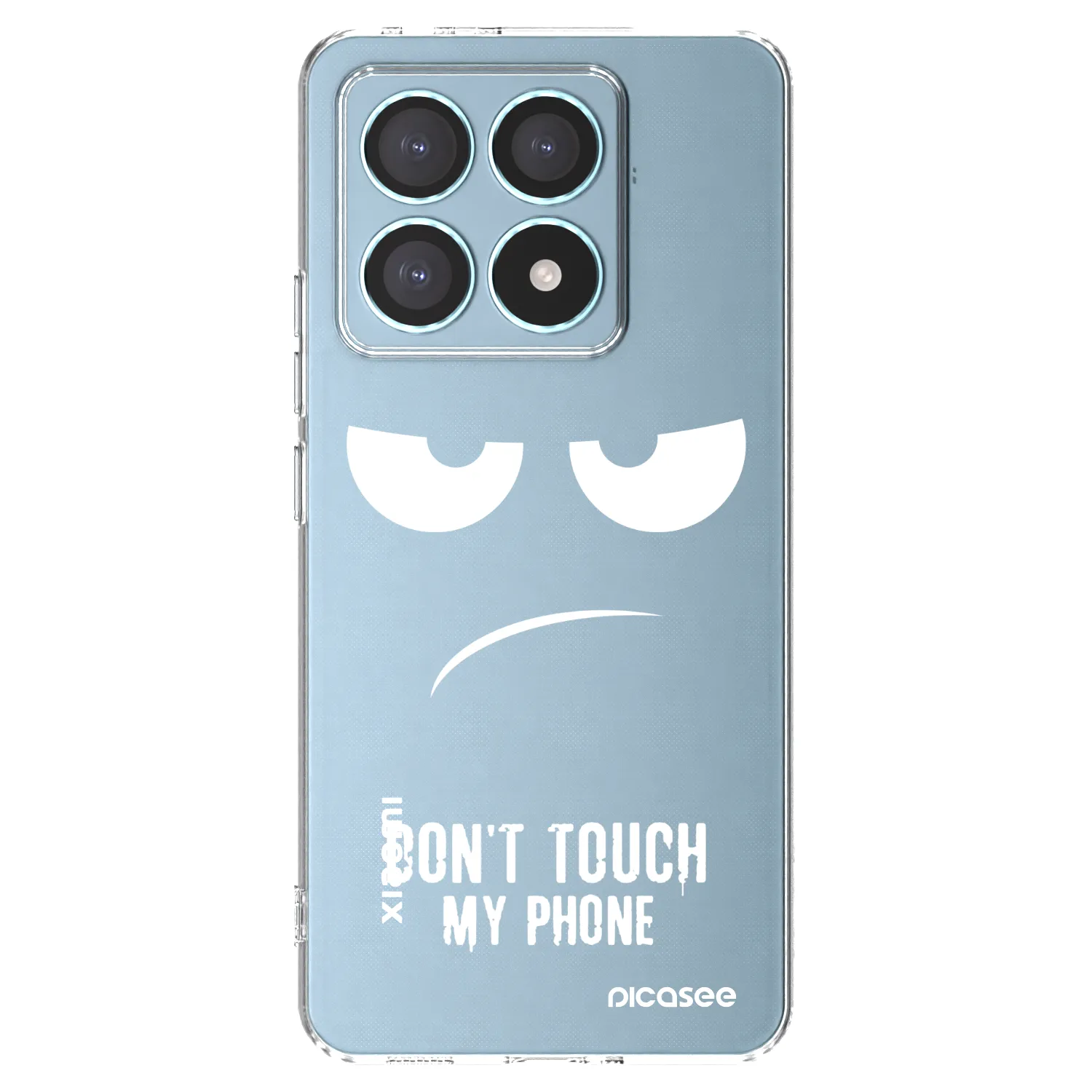 Picasee διαφανής θήκη σιλικόνης Xiaomi 14T Pro - Don't Touch My Phone