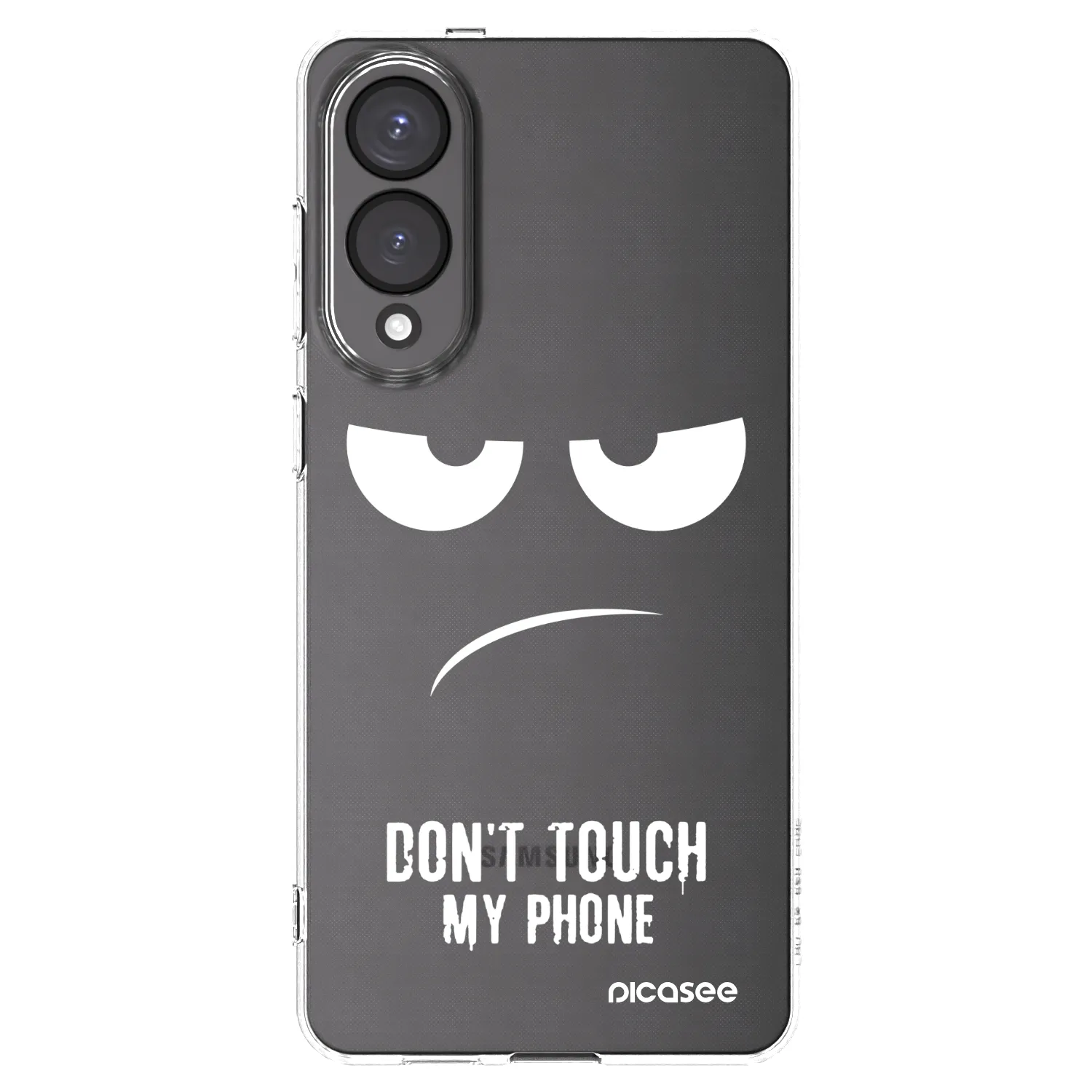 Picasee διαφανής θήκη σιλικόνης Samsung Galaxy S25 Edge 5G - Don't Touch My Phone