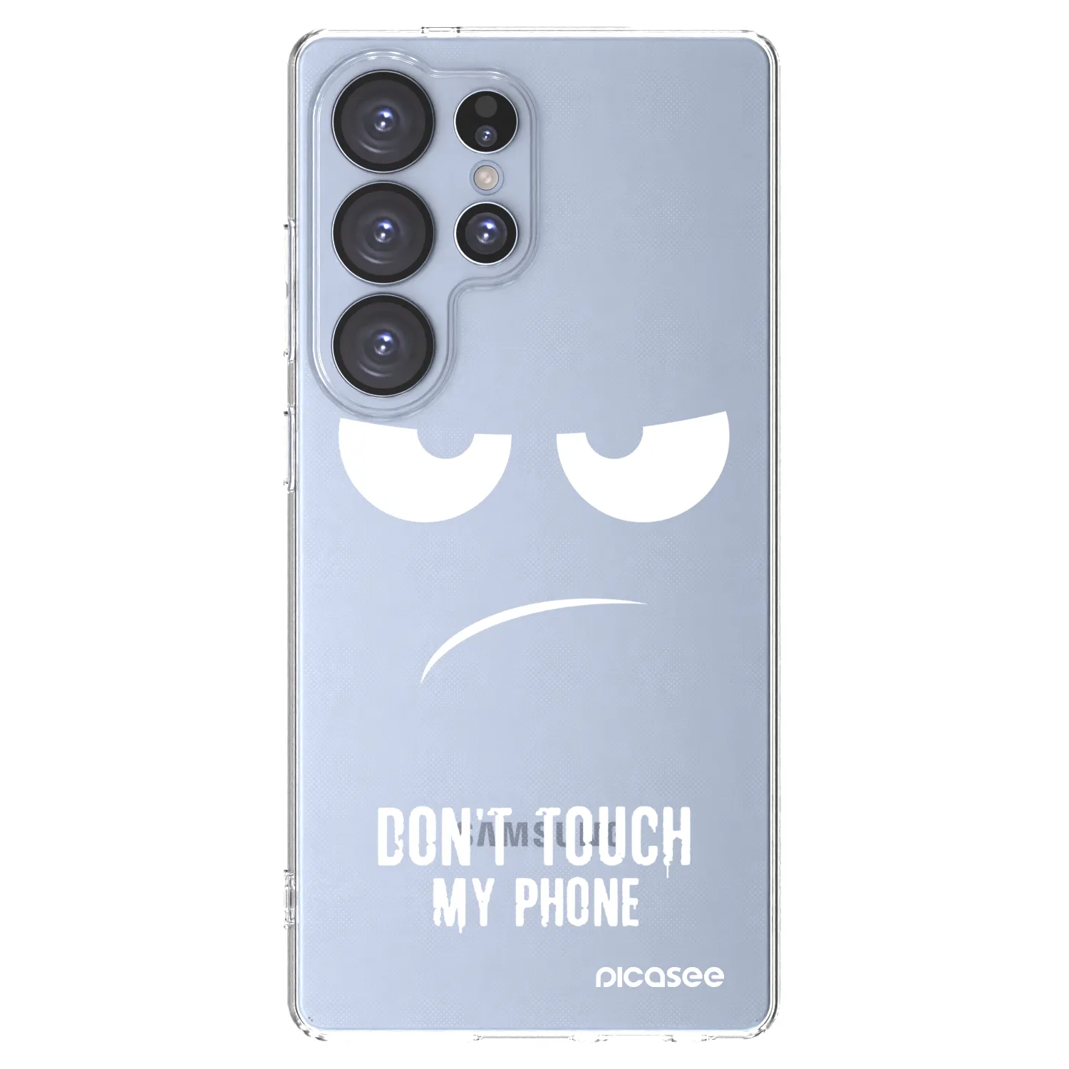 Picasee διαφανής θήκη σιλικόνης Samsung Galaxy S25 Ultra 5G - Don't Touch My Phone