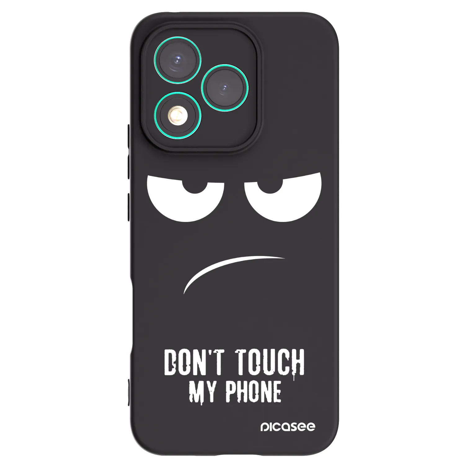 Picasee Μαύρη θήκη σιλικόνης για Honor 400 Lite 5G - Don't Touch My Phone