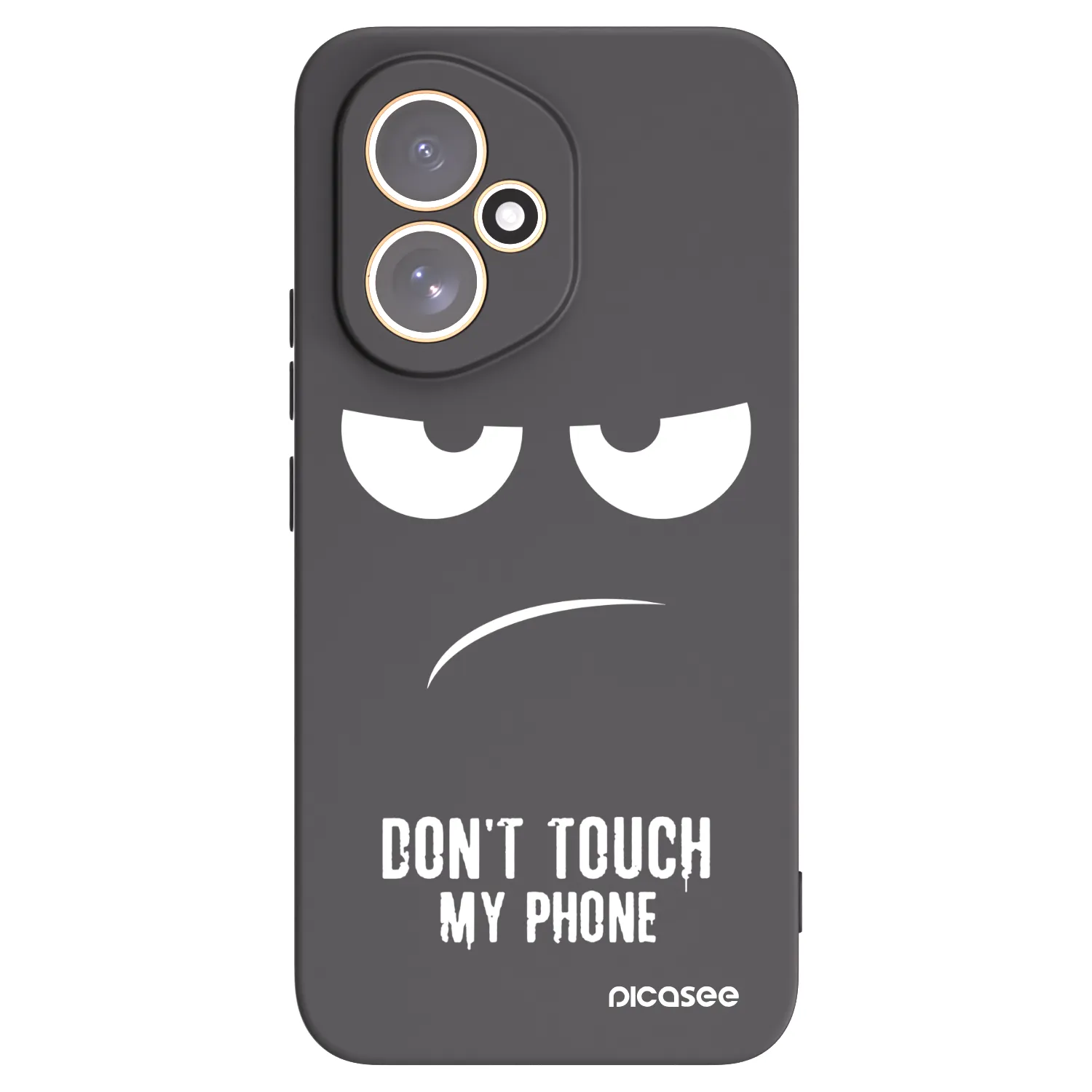 Picasee Μαύρη θήκη σιλικόνης για Honor 400 5G - Don't Touch My Phone