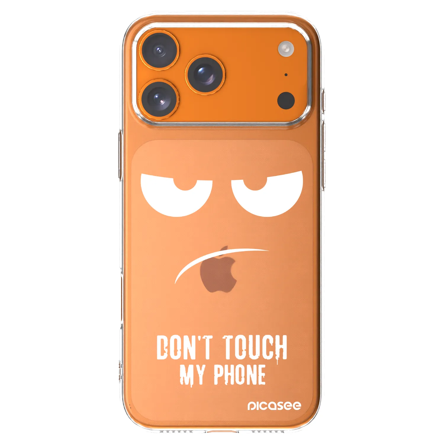 Picasee διαφανής θήκη σιλικόνης Apple iPhone 17 Pro Max - Don't Touch My Phone