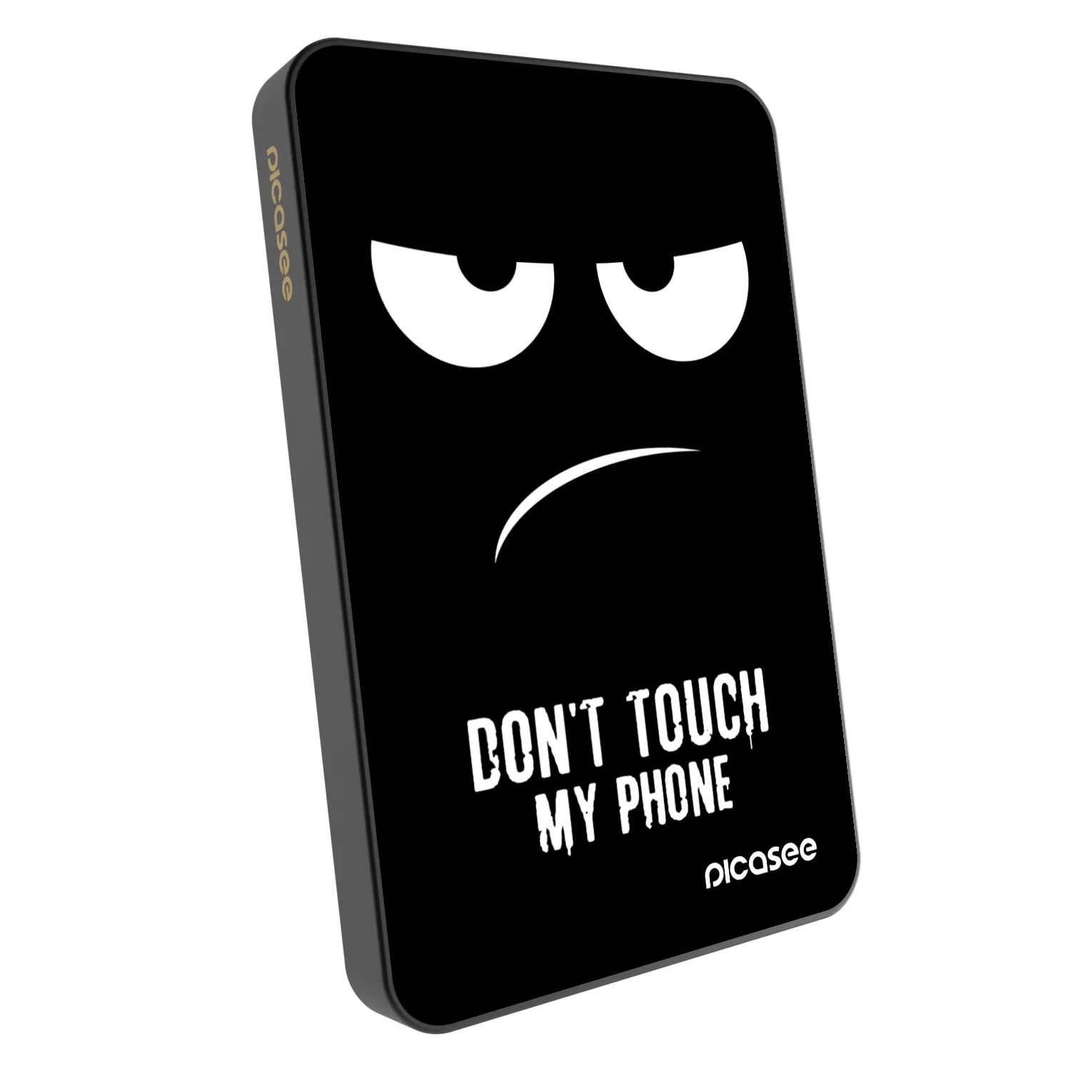 Picasee Powerbank με MagSafe 5 000 mAh Γκρί - Don't Touch My Phone