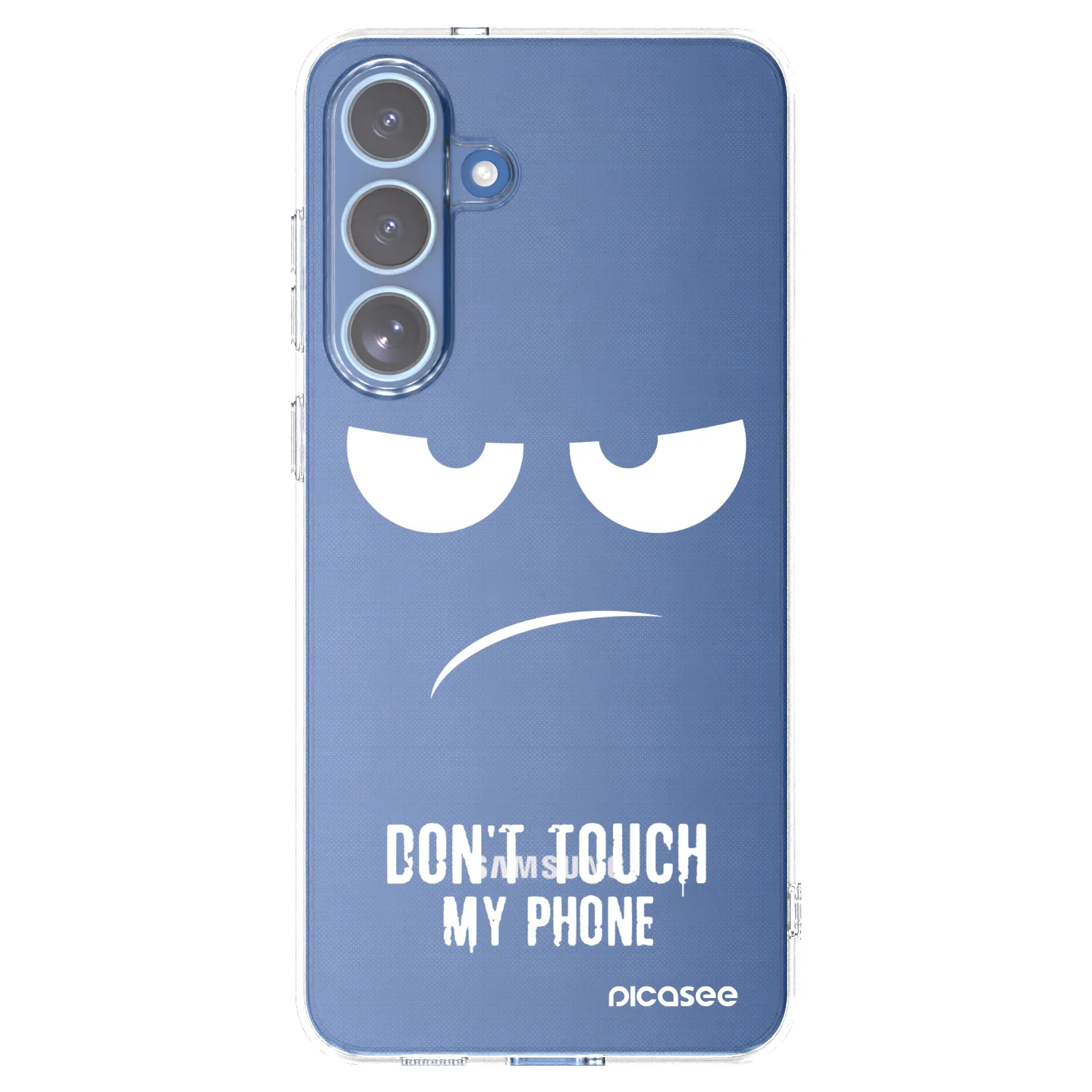 Picasee διαφανής θήκη σιλικόνης Samsung Galaxy S25 FE 5G - Don't Touch My Phone