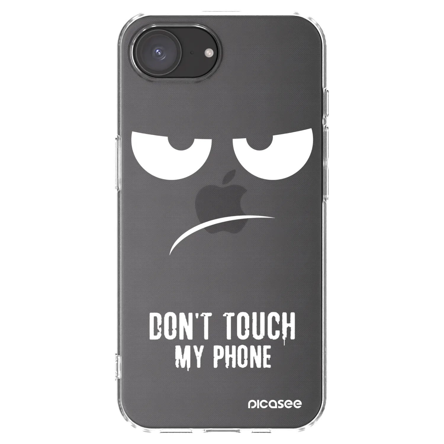 Picasee διαφανής θήκη σιλικόνης Apple iPhone 17e - Don't Touch My Phone