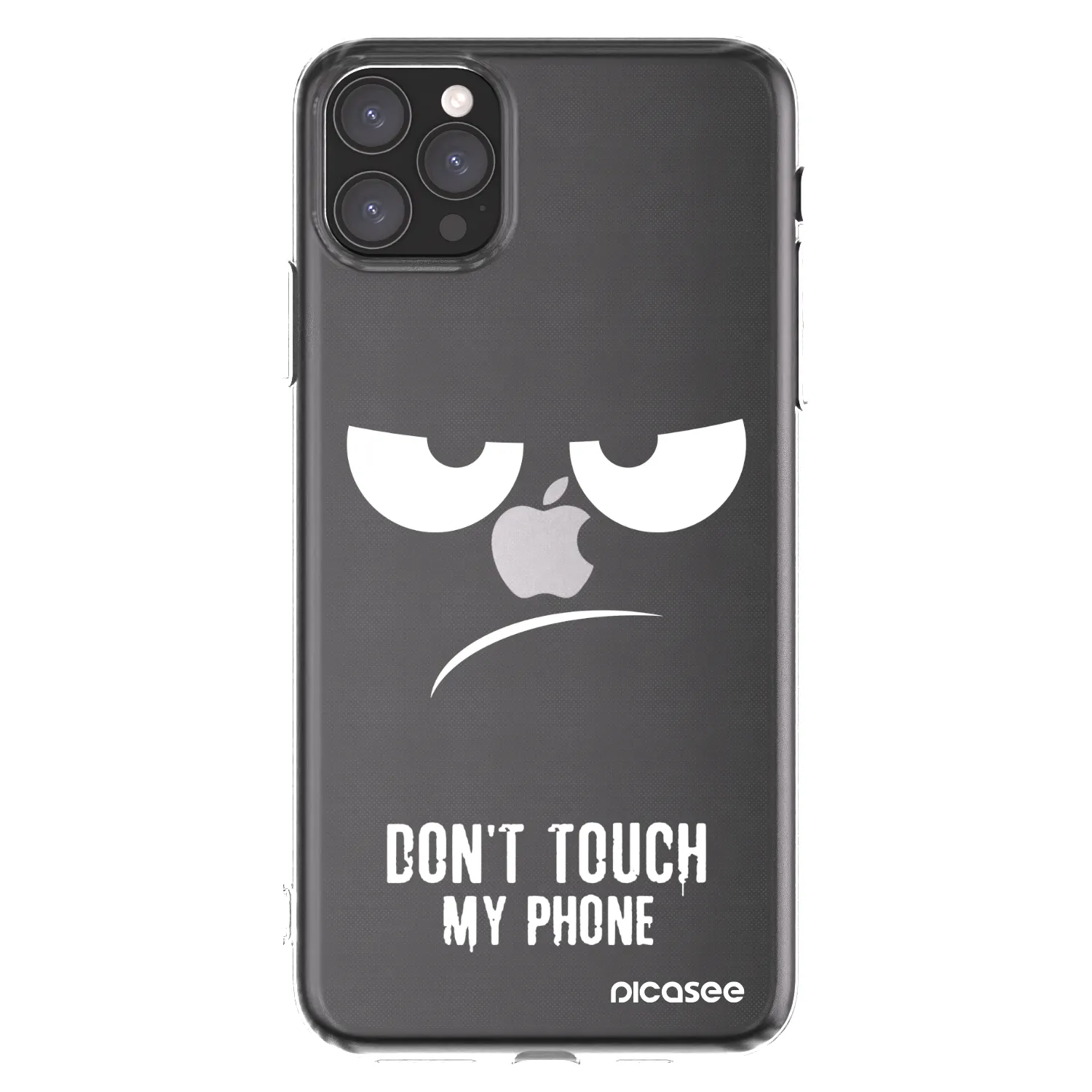 Picasee διαφανής θήκη σιλικόνης Apple iPhone 11 Pro Max - Don't Touch My Phone
