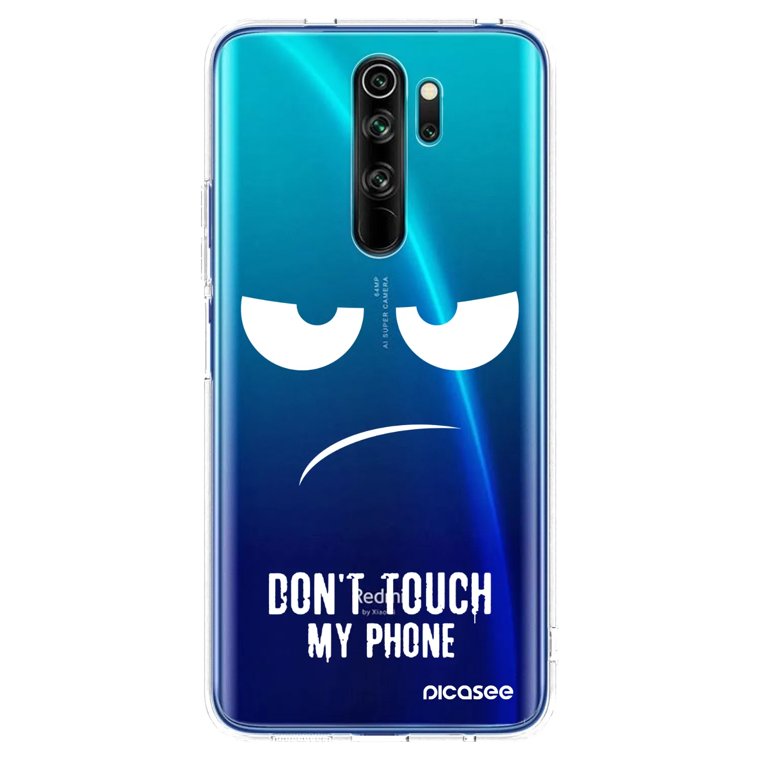 Picasee διαφανής θήκη σιλικόνης Xiaomi Redmi Note 8 Pro - Don't Touch My Phone