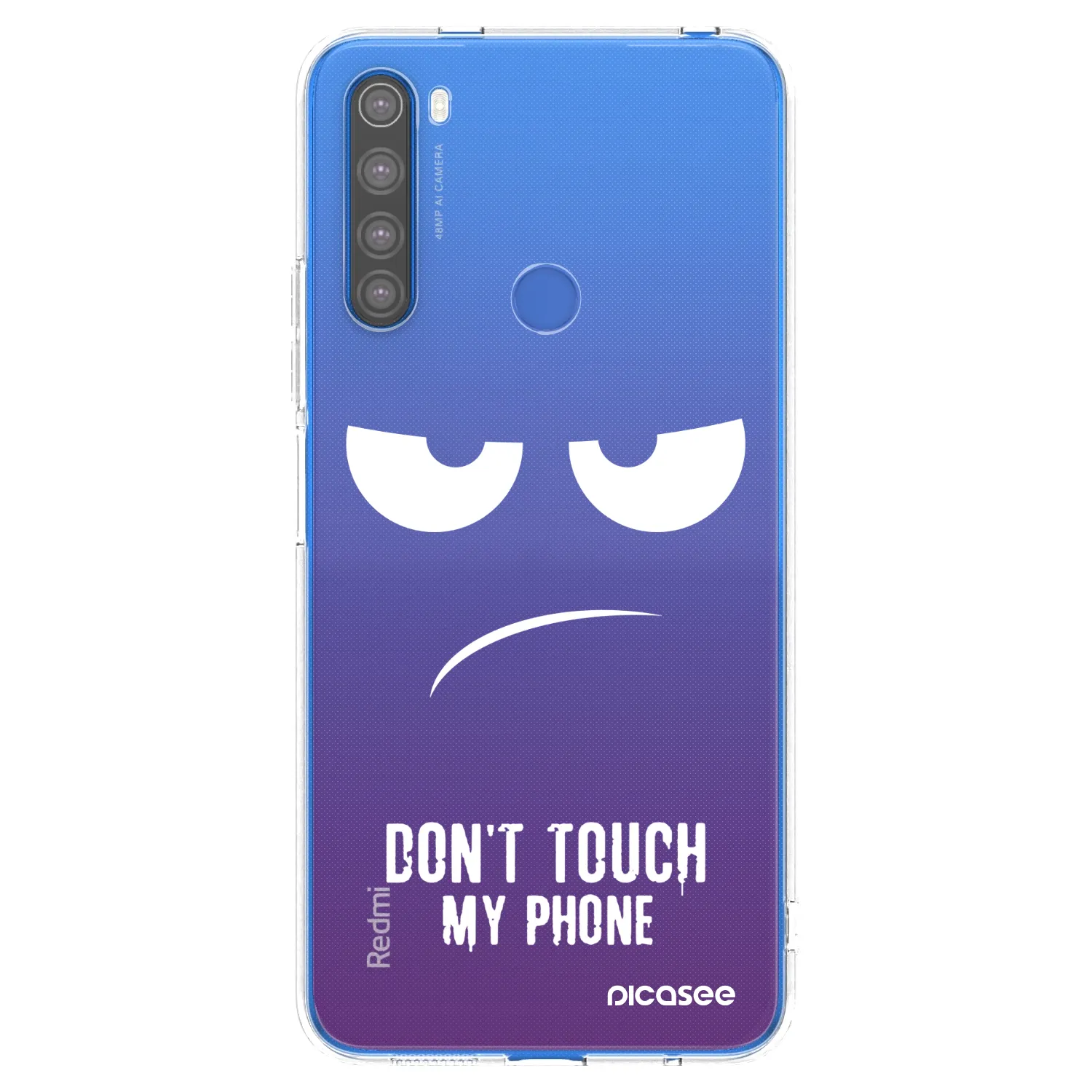 Picasee διαφανής θήκη σιλικόνης Xiaomi Redmi Note 8T - Don't Touch My Phone