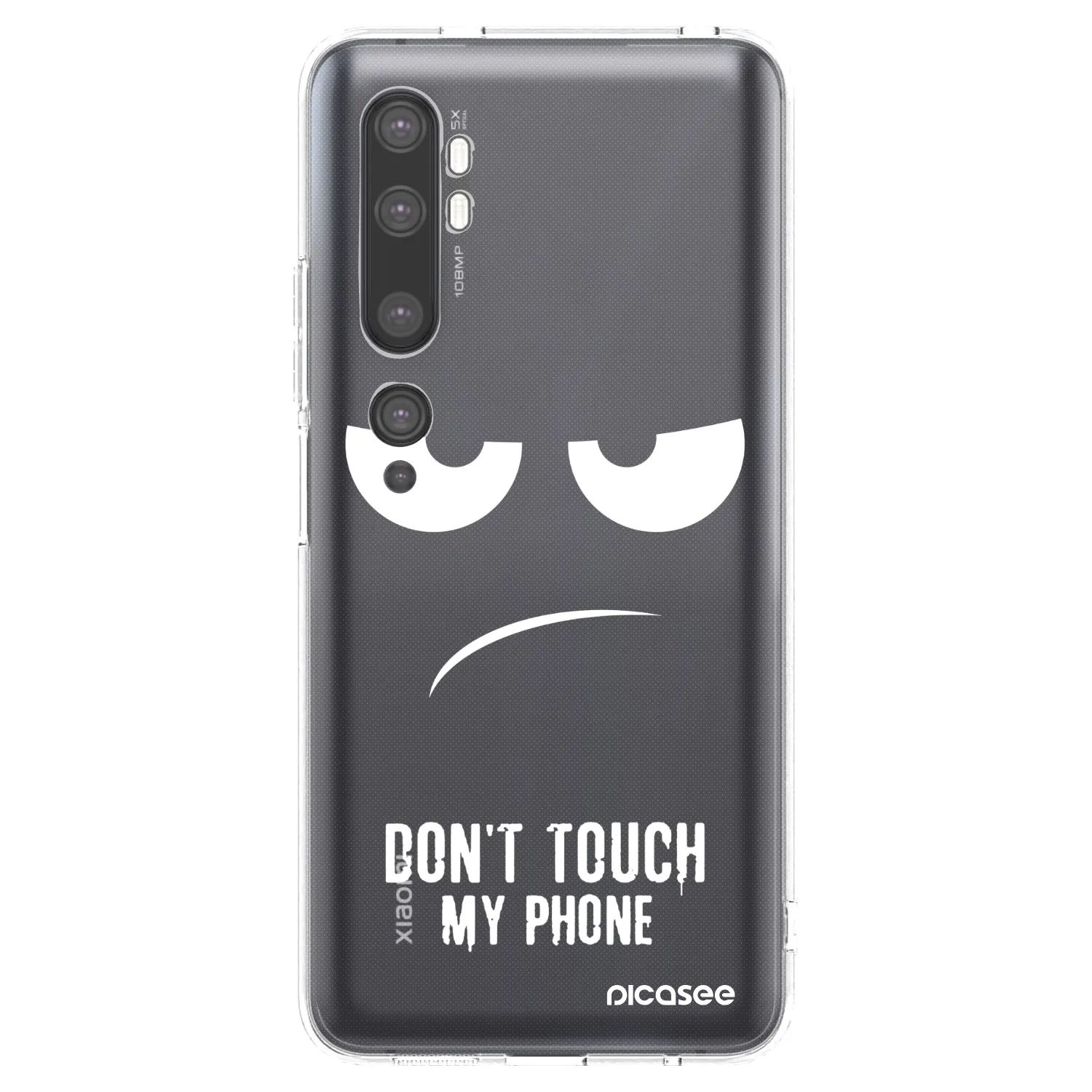 Picasee διαφανής θήκη σιλικόνης Xiaomi Mi Note 10 (Pro) - Don't Touch My Phone