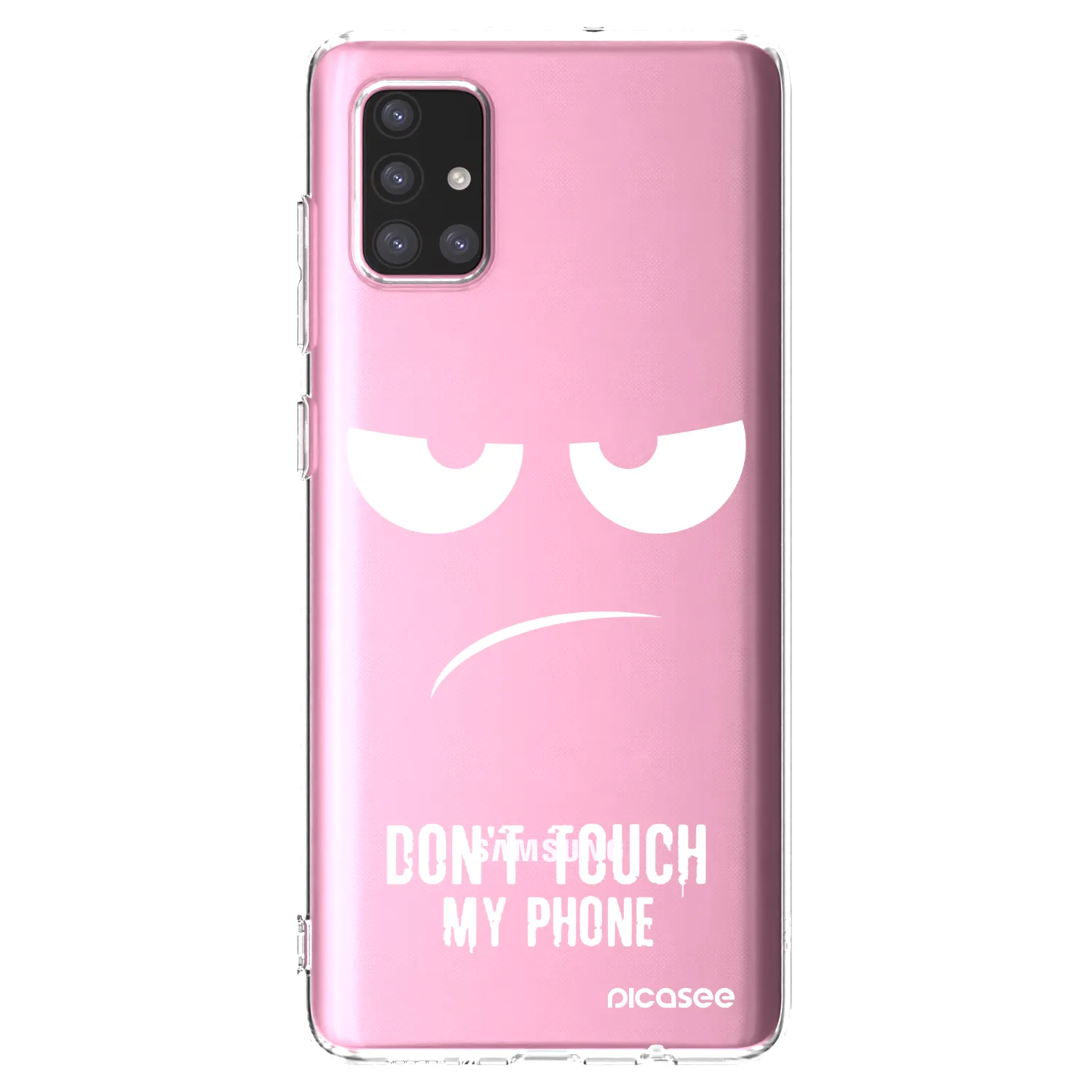 Picasee διαφανής θήκη σιλικόνης Samsung Galaxy A71 A715F - Don't Touch My Phone