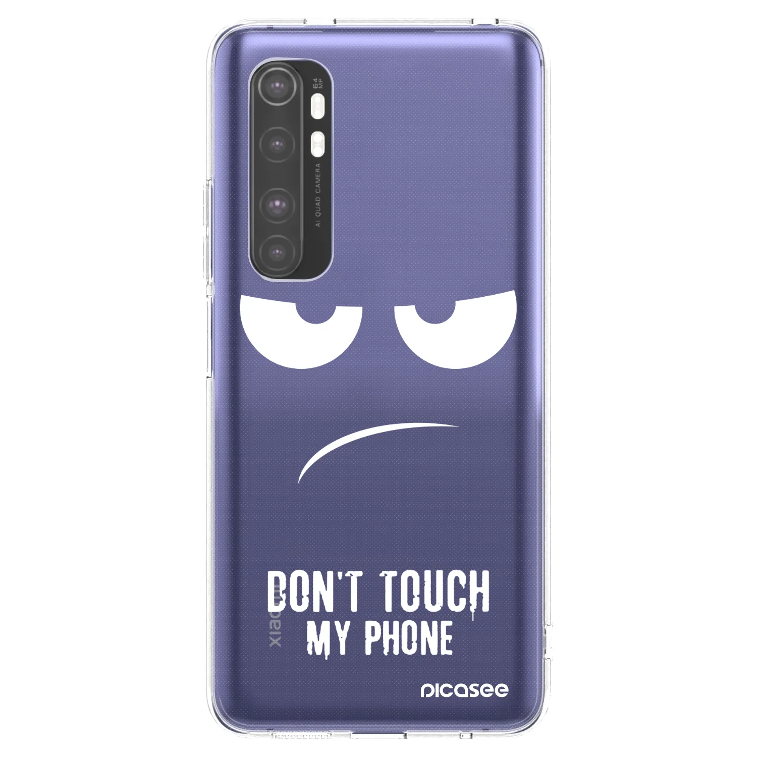 Picasee διαφανής θήκη σιλικόνης Xiaomi Mi Note 10 Lite - Don't Touch My Phone