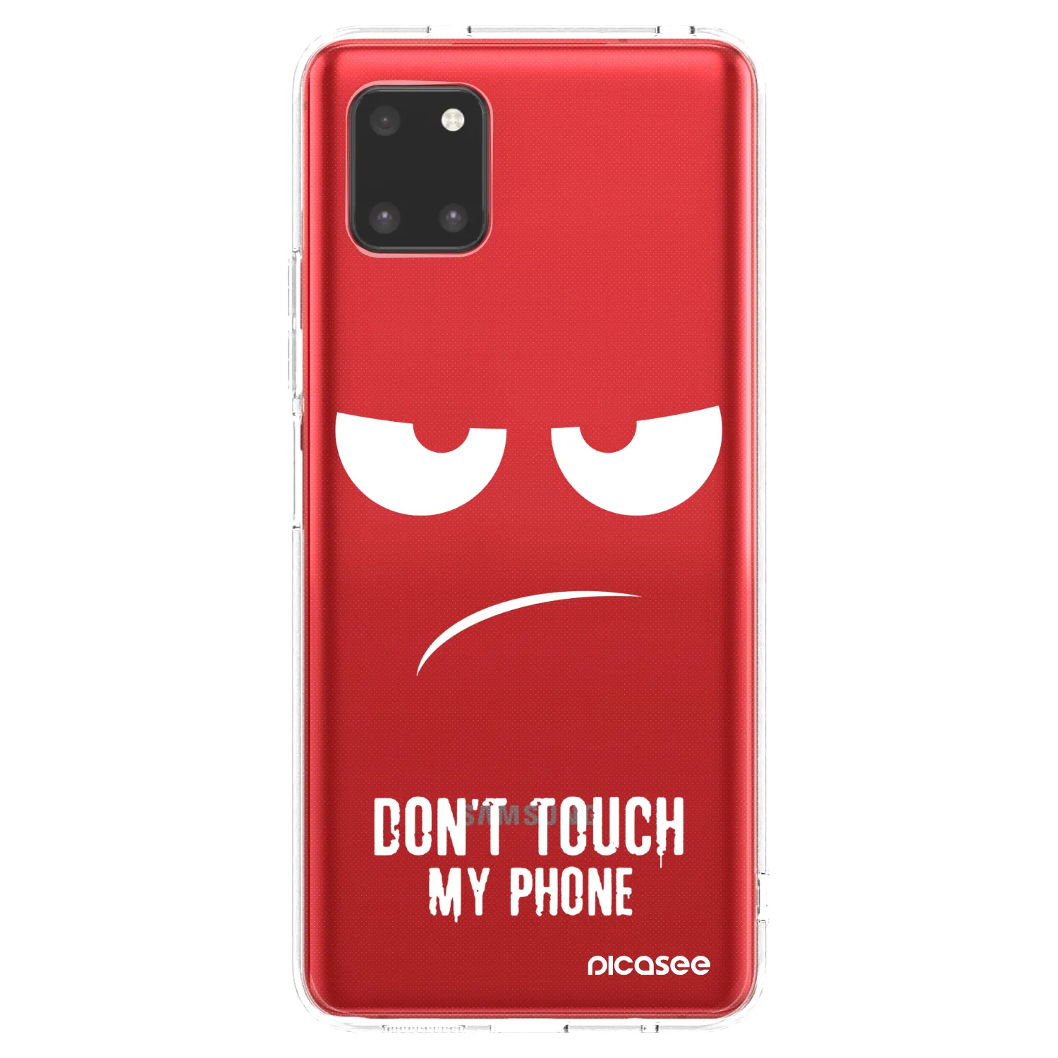 Picasee διαφανής θήκη σιλικόνης Samsung Galaxy Note 10 Lite N770F - Don't Touch My Phone