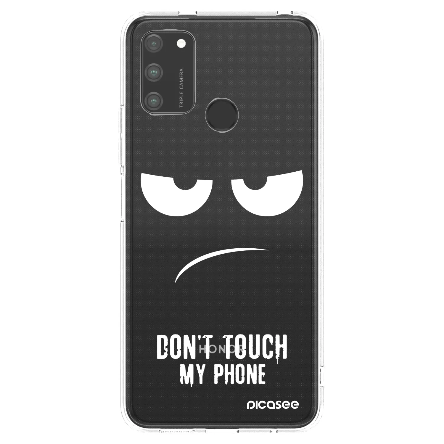 Picasee διαφανής θήκη σιλικόνης Honor 9A - Don't Touch My Phone
