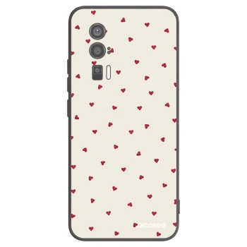 Picasee Μαύρη θήκη σιλικόνης για Xiaomi Poco F5 Pro 5G - Little Love