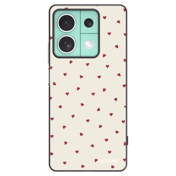 Picasee Μαύρη θήκη σιλικόνης για Xiaomi Redmi Note 13 5G - Little Love