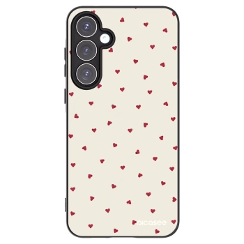 Picasee Μαύρη θήκη σιλικόνης για Samsung Galaxy A55 5G A556B - Little Love