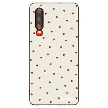 Picasee Μαύρη θήκη σιλικόνης για Huawei P30 - Little Love
