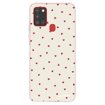Picasee διαφανής θήκη σιλικόνης Samsung Galaxy A21s - Little Love