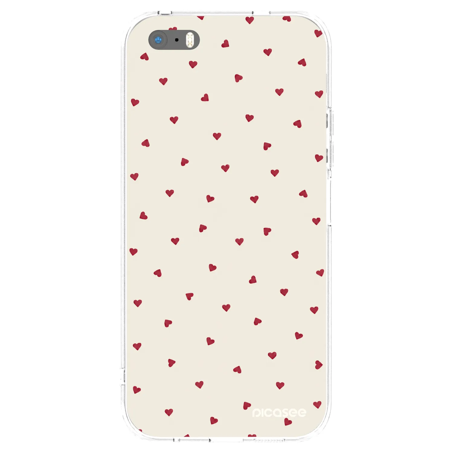 Picasee διαφανής θήκη σιλικόνης Apple iPhone 5/5S/SE - Little Love