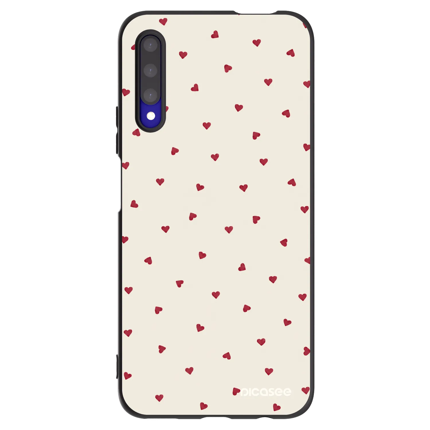 Picasee Μαύρη θήκη σιλικόνης για Honor 9X Pro - Little Love