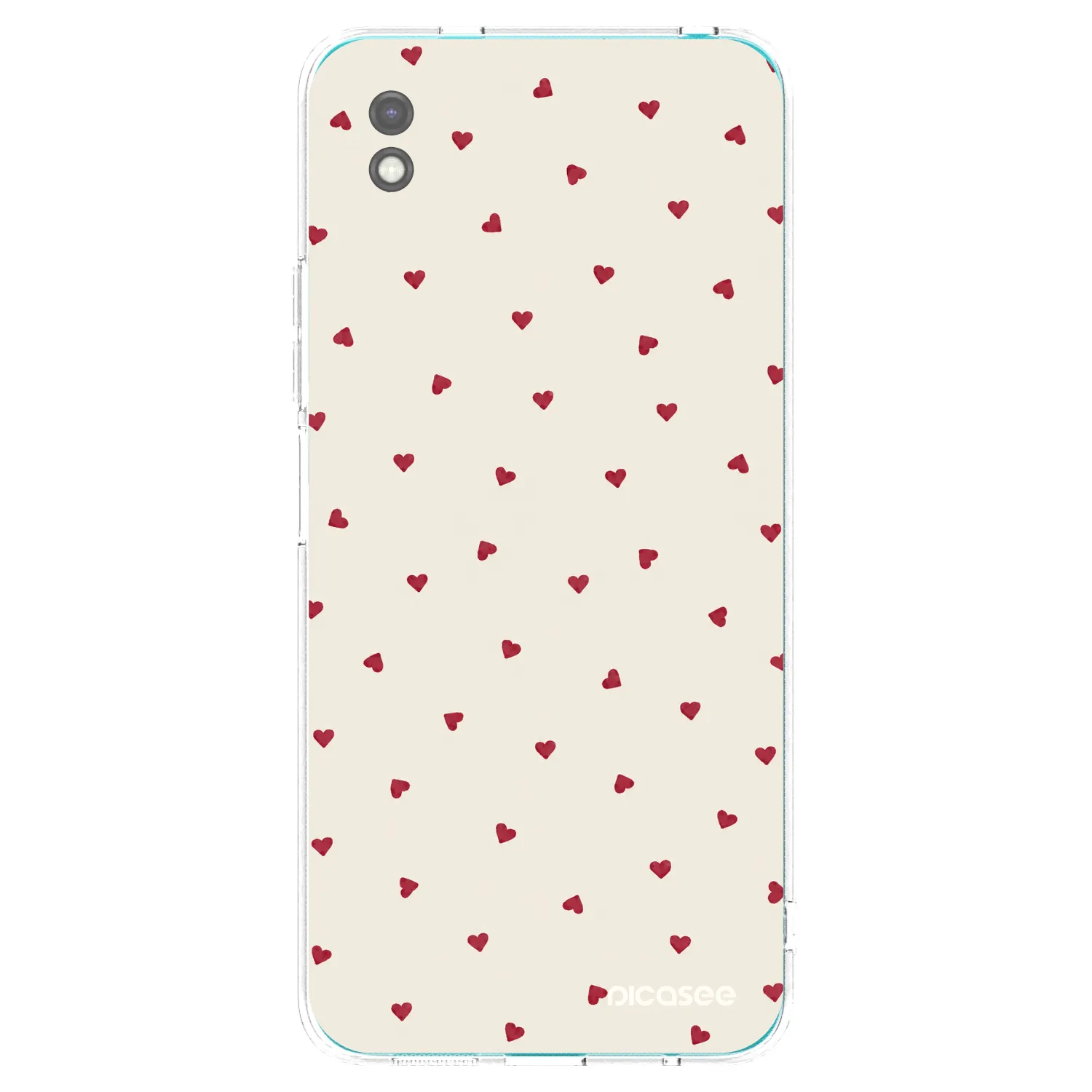 Picasee Μαύρη θήκη σιλικόνης για Xiaomi Redmi 9A - Little Love