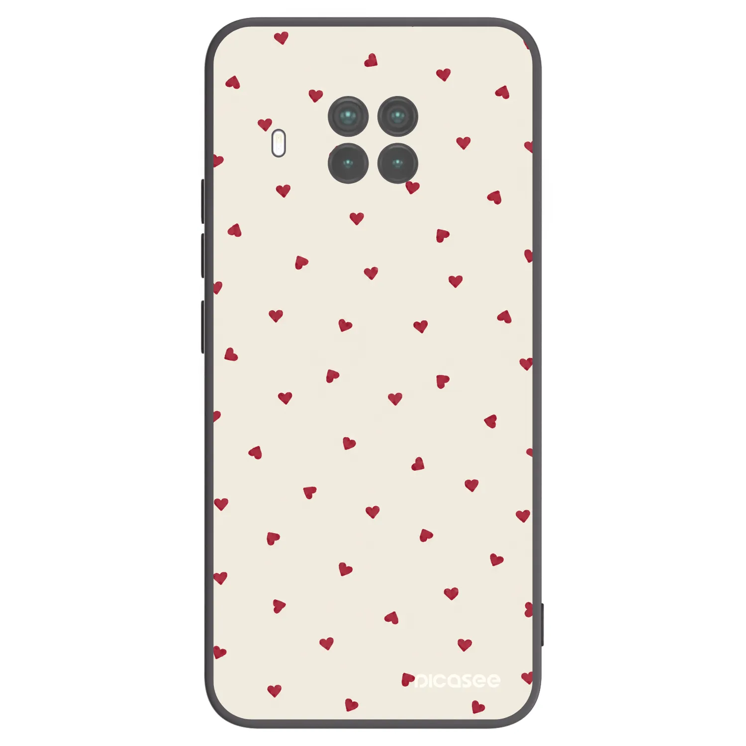 Picasee Μαύρη θήκη σιλικόνης για Xiaomi Mi 10T Lite - Little Love