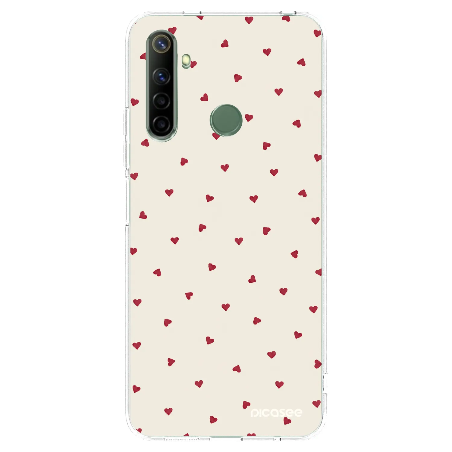 Picasee διαφανής θήκη σιλικόνης Realme 6i - Little Love