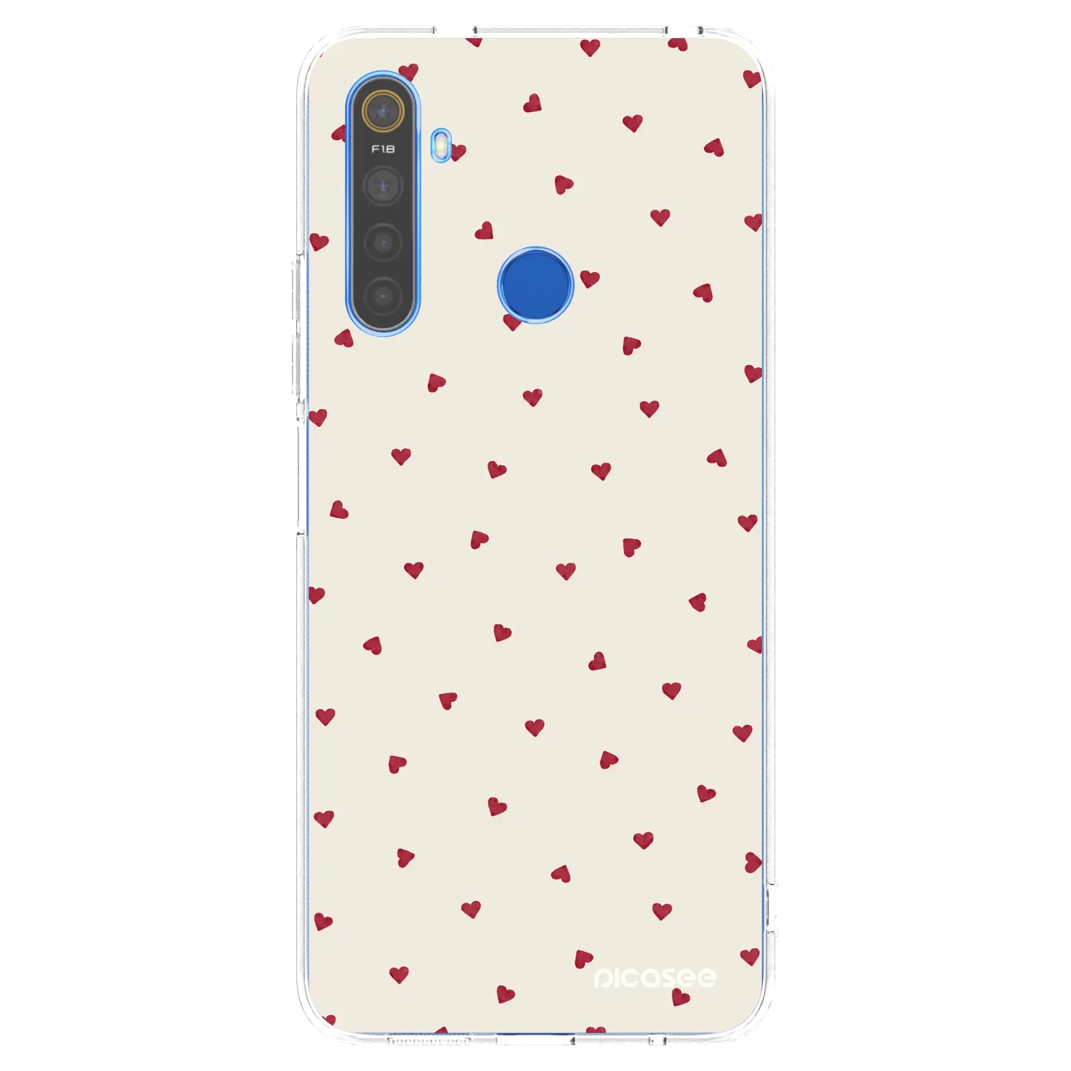Picasee διαφανής θήκη σιλικόνης Realme 5 - Little Love