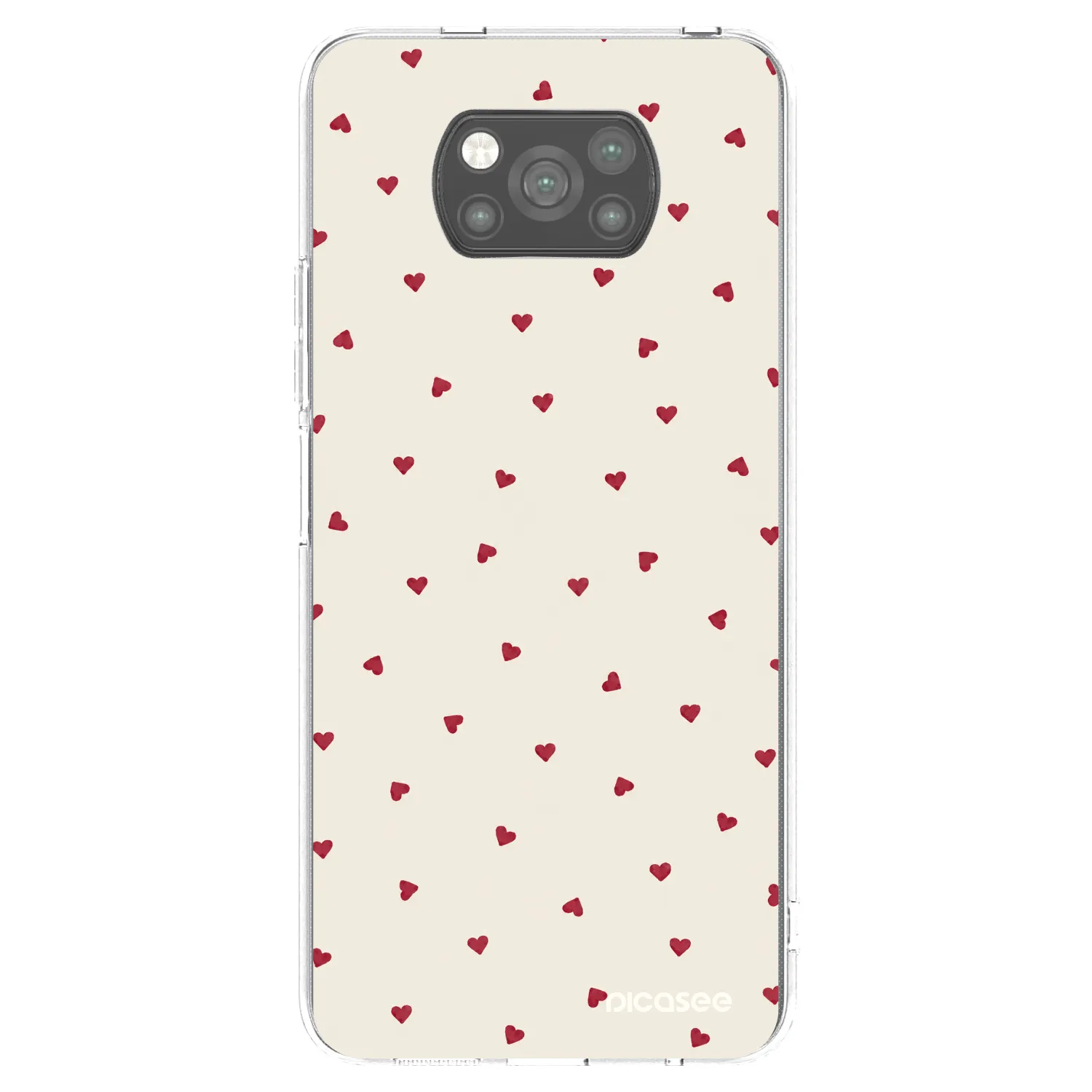 Picasee Μαύρη θήκη σιλικόνης για Xiaomi Poco X3 Pro - Little Love