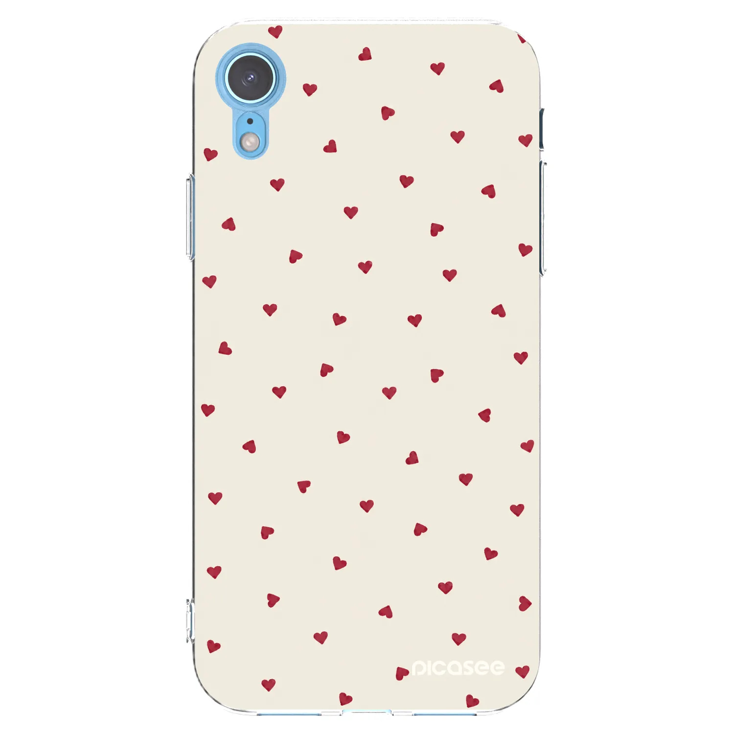 Picasee διαφανής θήκη σιλικόνης Apple iPhone XR - Little Love