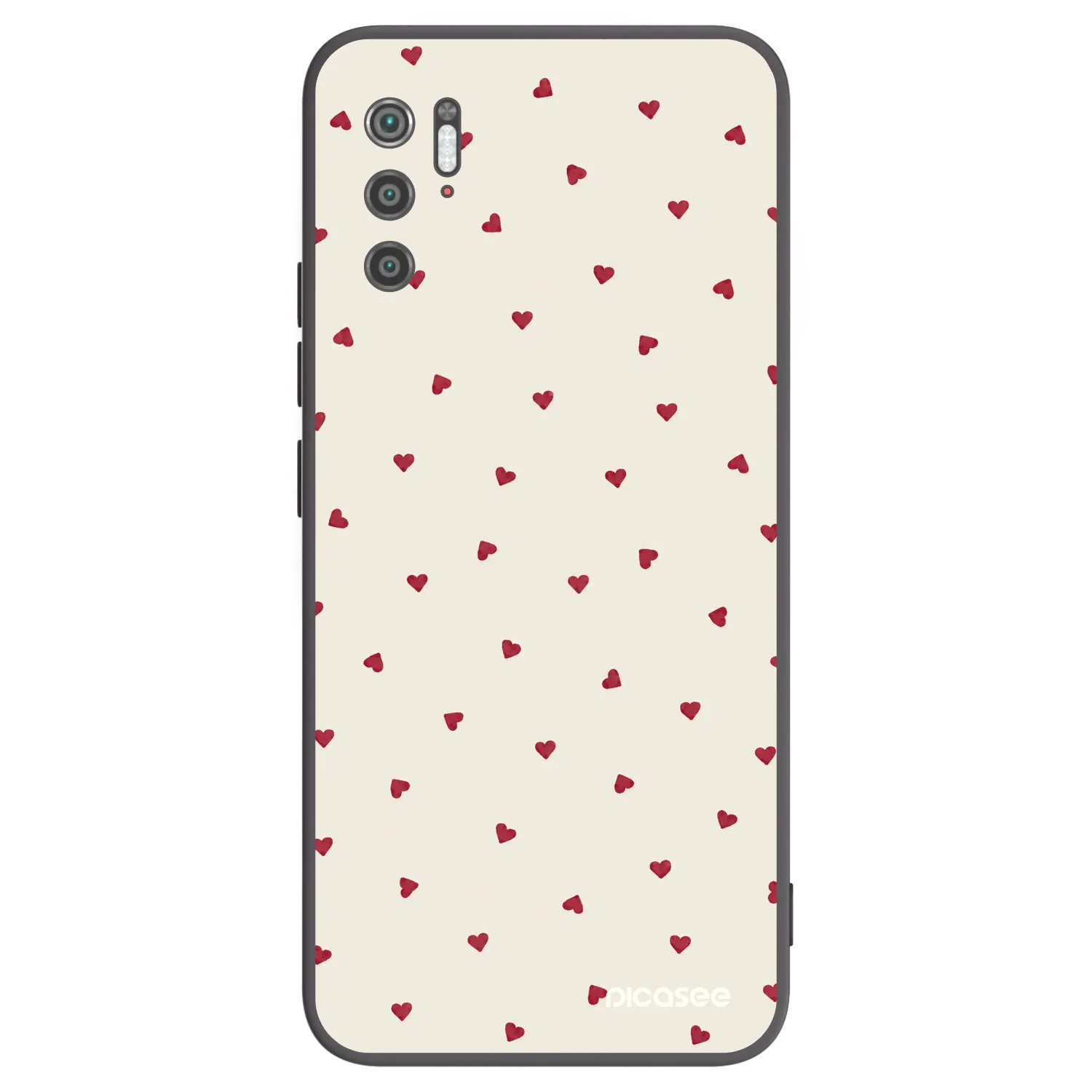 Picasee Μαύρη θήκη σιλικόνης για Xiaomi Poco M3 Pro 5G - Little Love