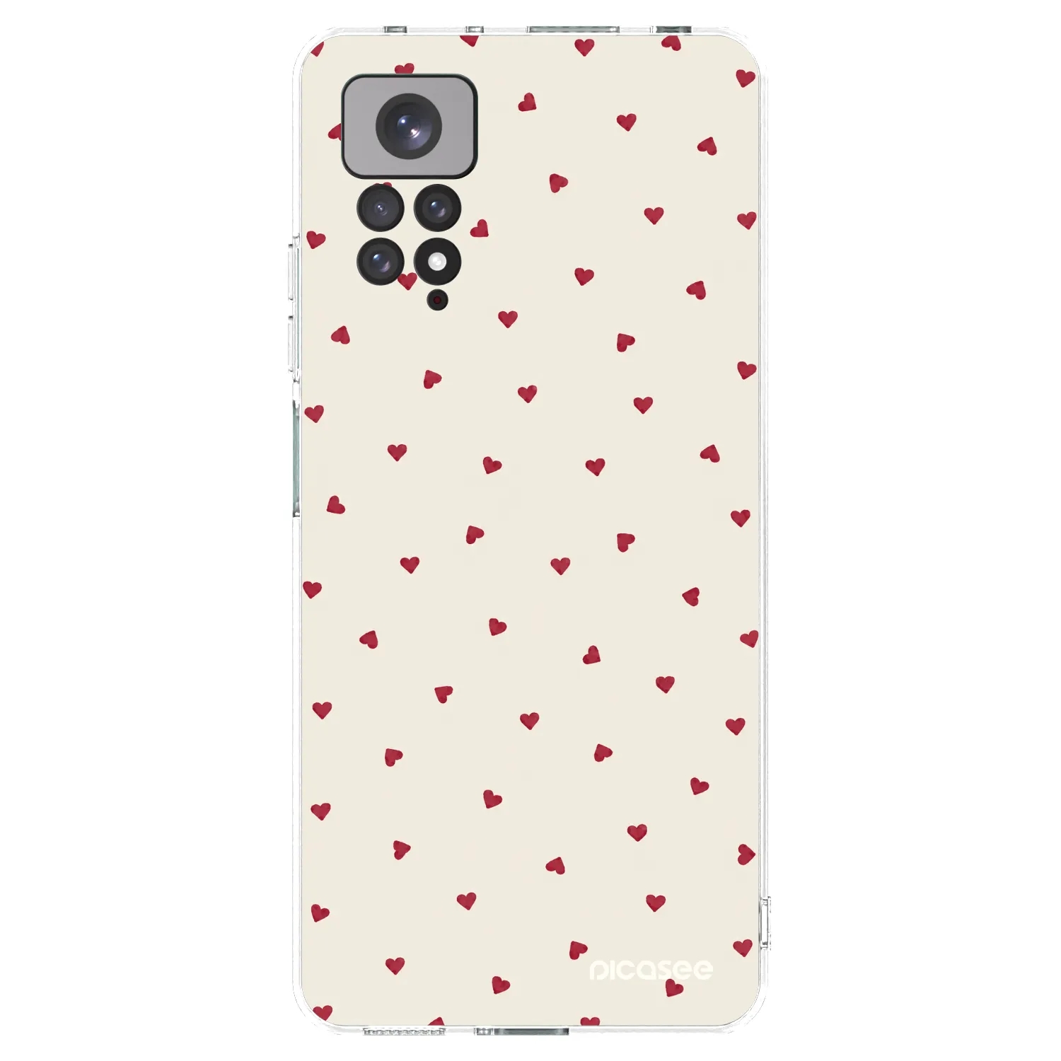 Picasee διαφανής θήκη σιλικόνης Xiaomi Redmi Note 11S 4G - Little Love