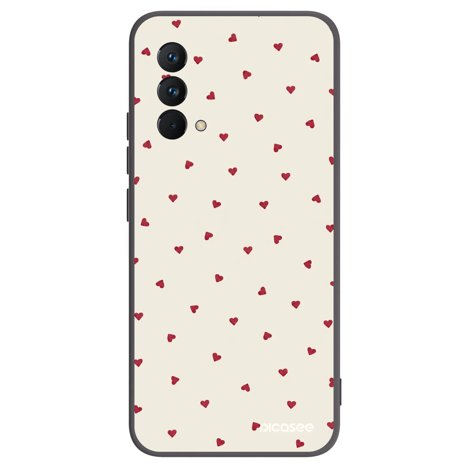 Picasee Μαύρη θήκη σιλικόνης για Realme GT Master Edition 5G - Little Love