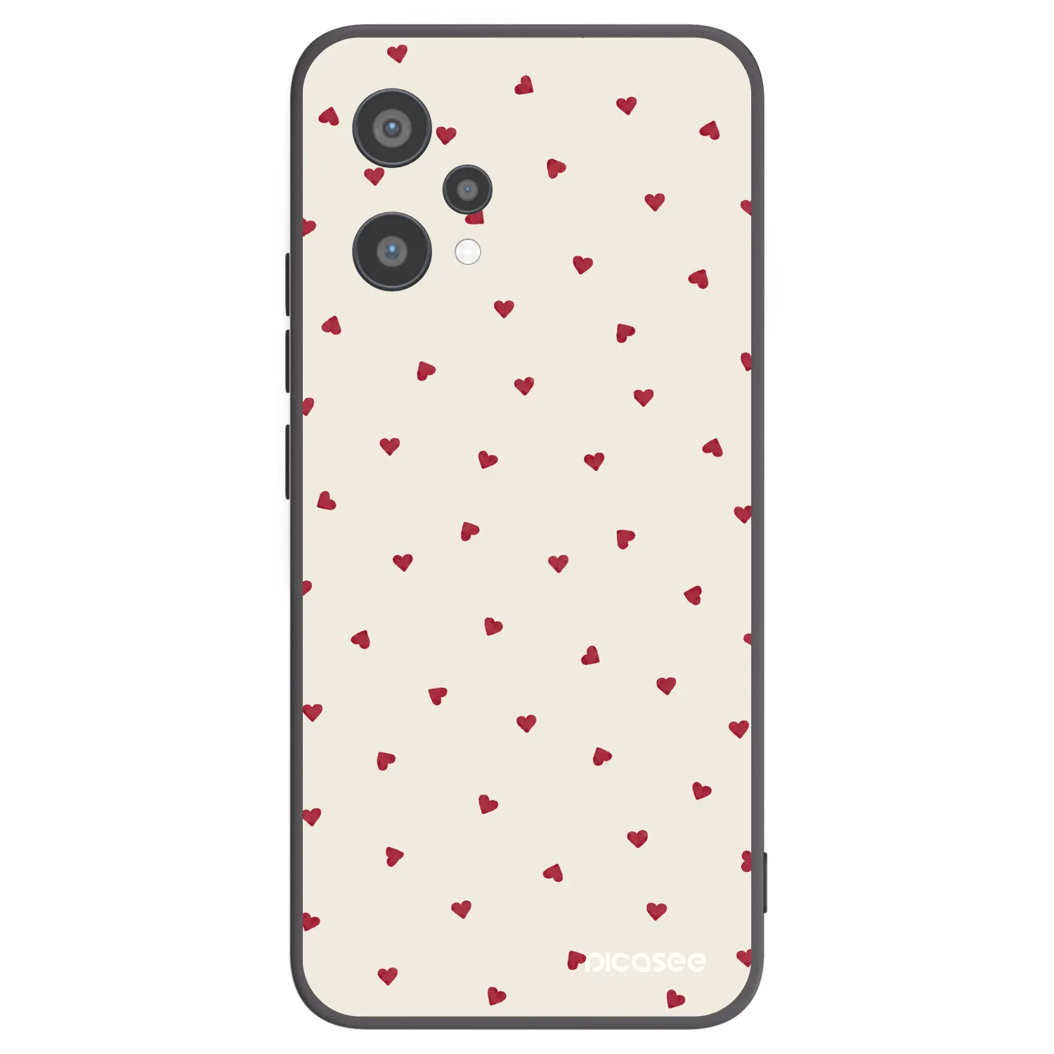 Picasee Μαύρη θήκη σιλικόνης για Realme 9 Pro 5G - Little Love