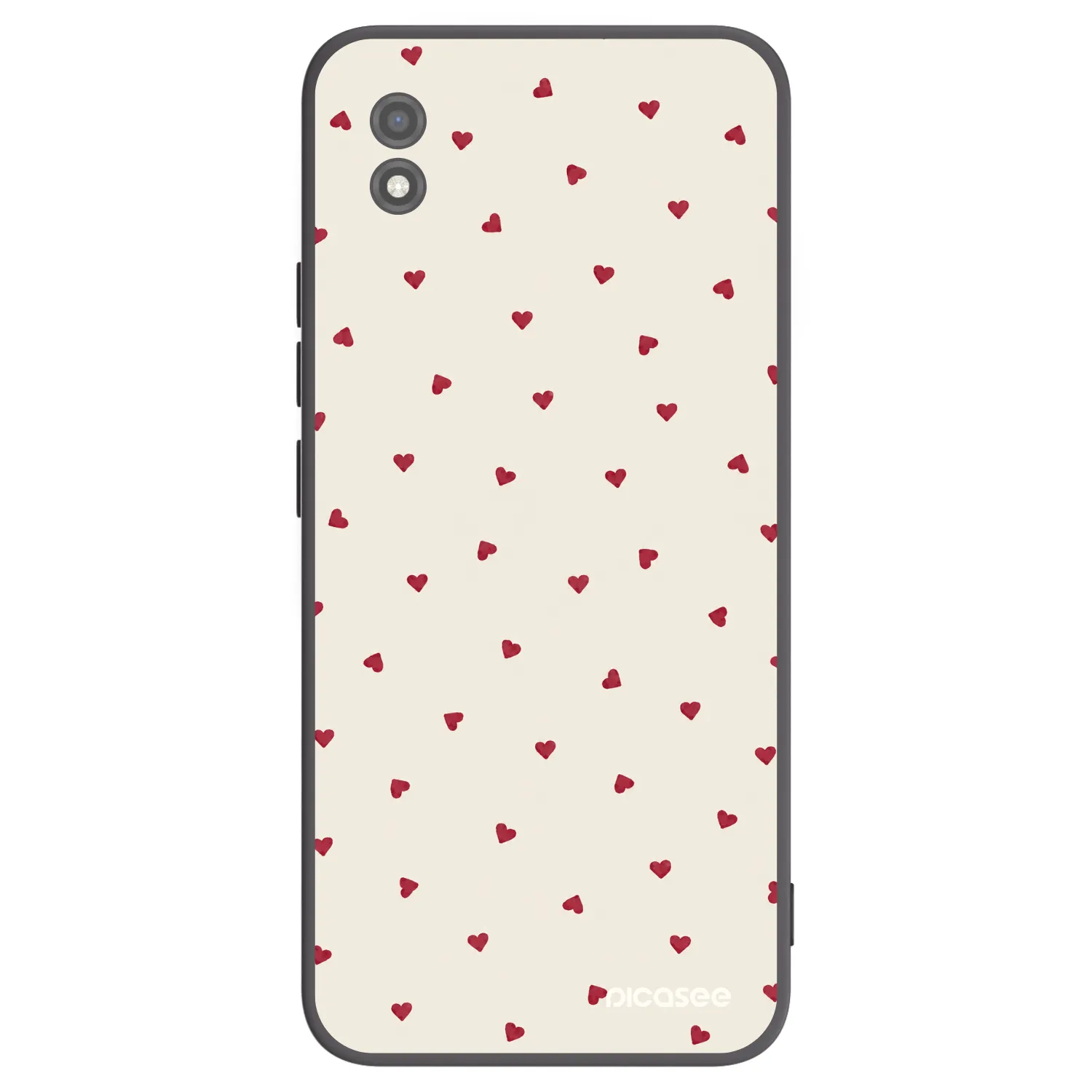 Picasee Μαύρη θήκη σιλικόνης για Realme C11 (2021) - Little Love