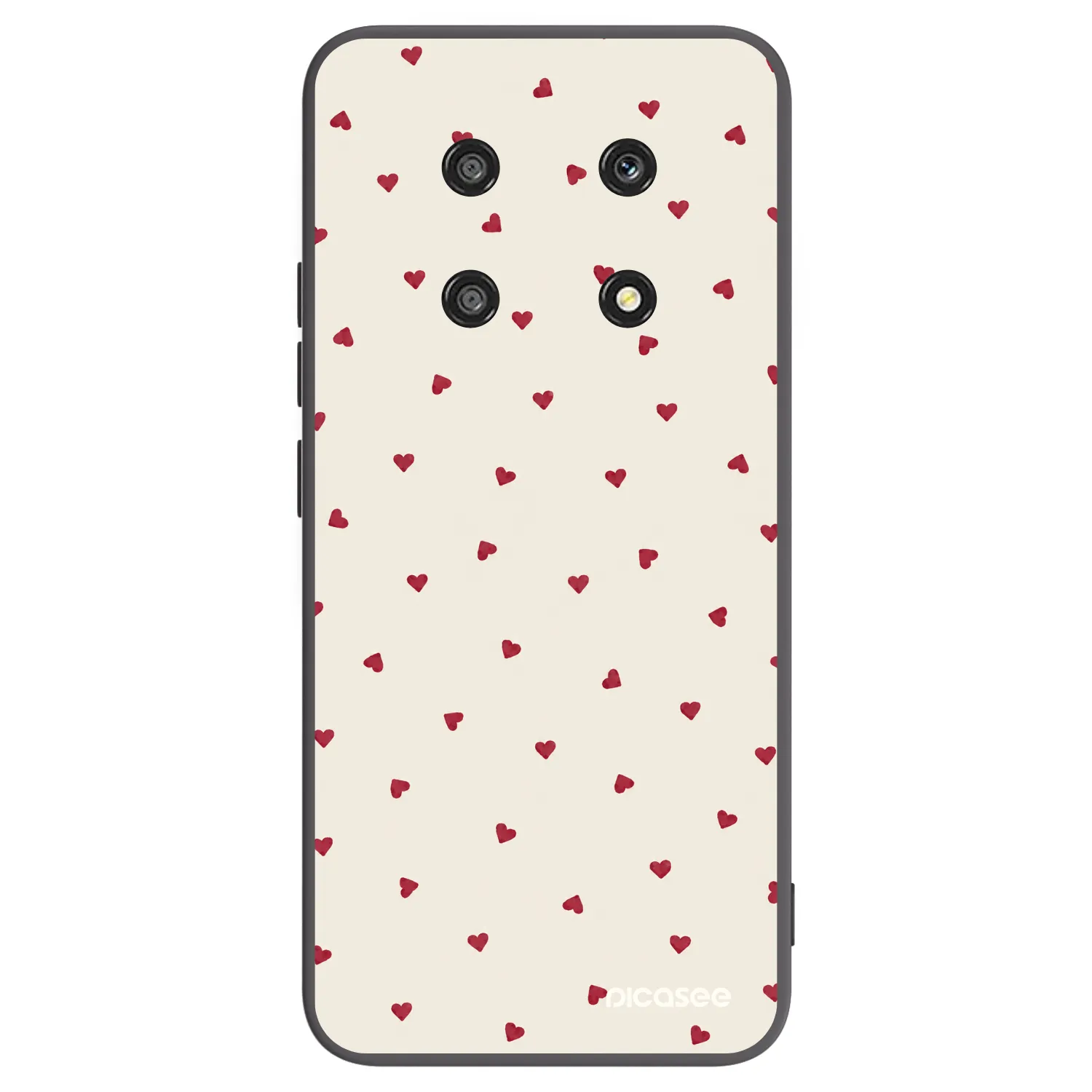 Picasee Μαύρη θήκη σιλικόνης για Honor Magic4 Lite 5G - Little Love