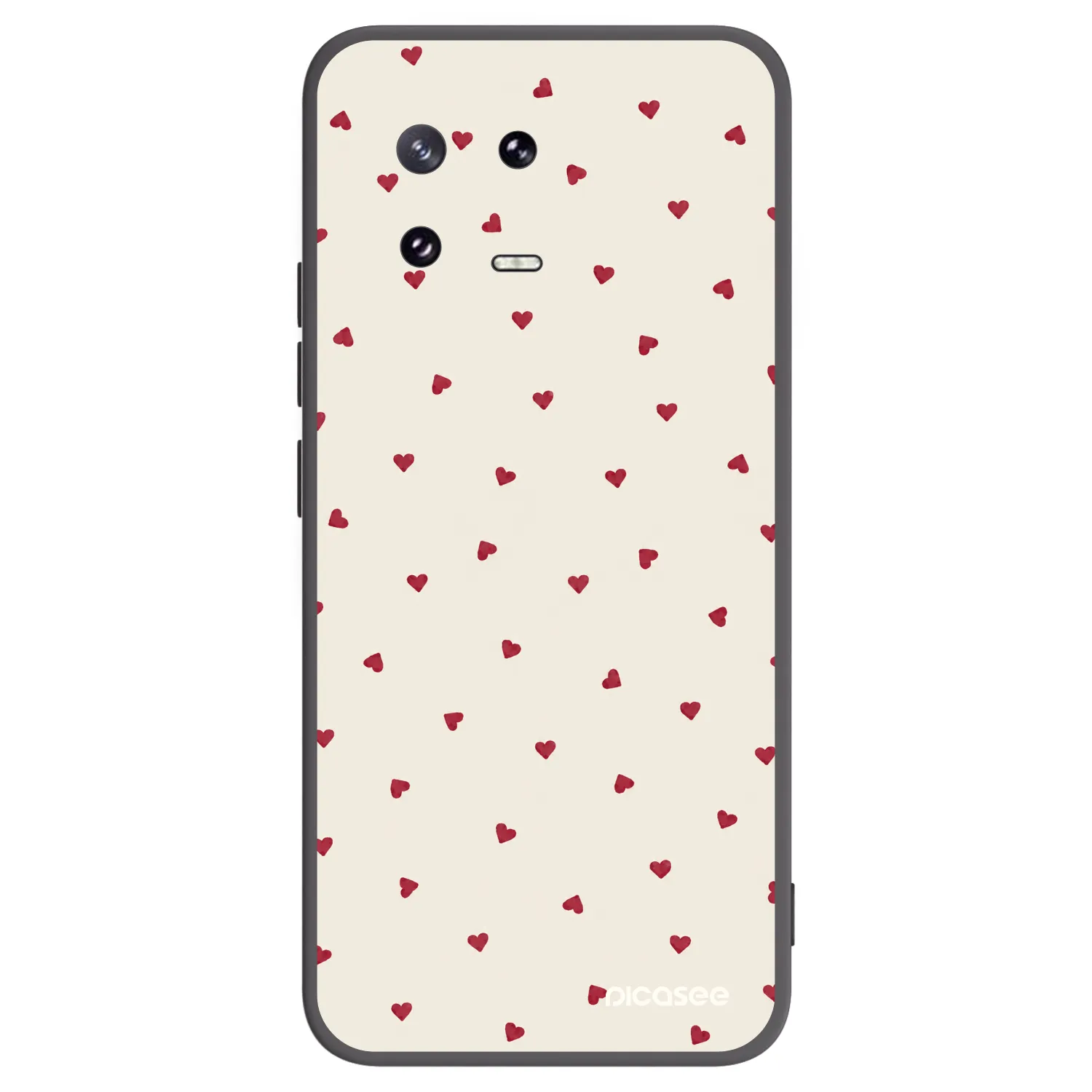 Picasee Μαύρη θήκη σιλικόνης για Xiaomi 13 Pro - Little Love