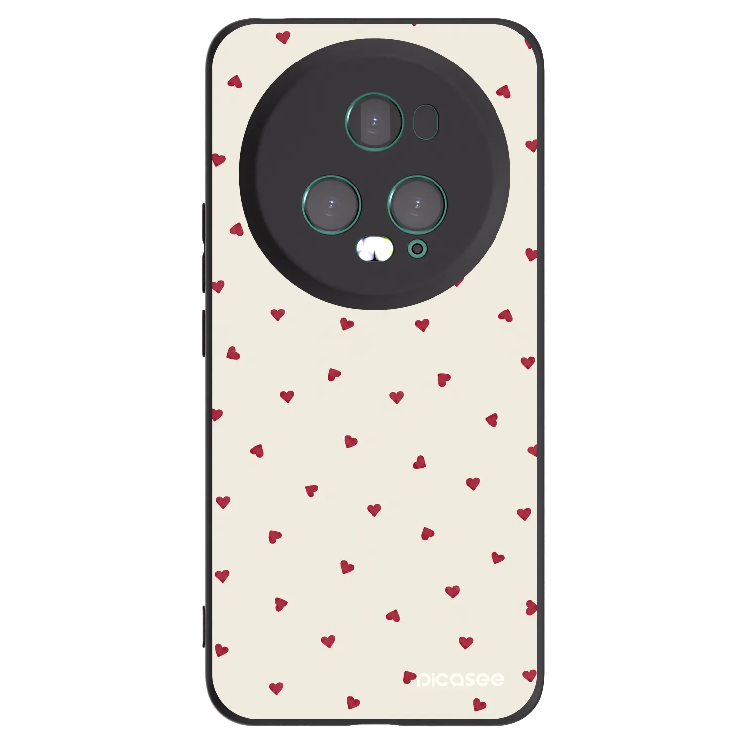 Picasee Μαύρη θήκη σιλικόνης για Honor Magic5 Pro - Little Love