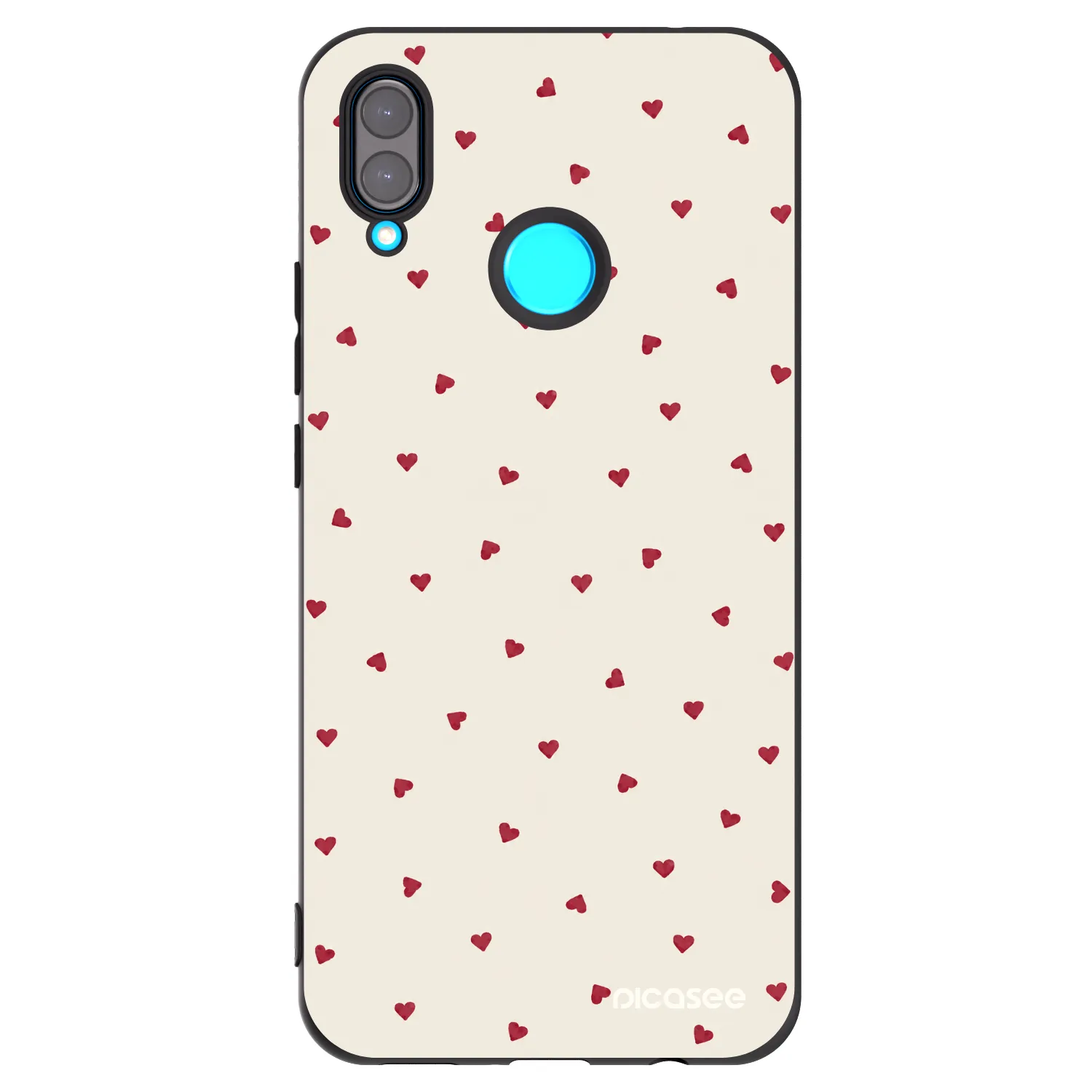 Picasee Μαύρη θήκη σιλικόνης για Huawei Nova 3i - Little Love