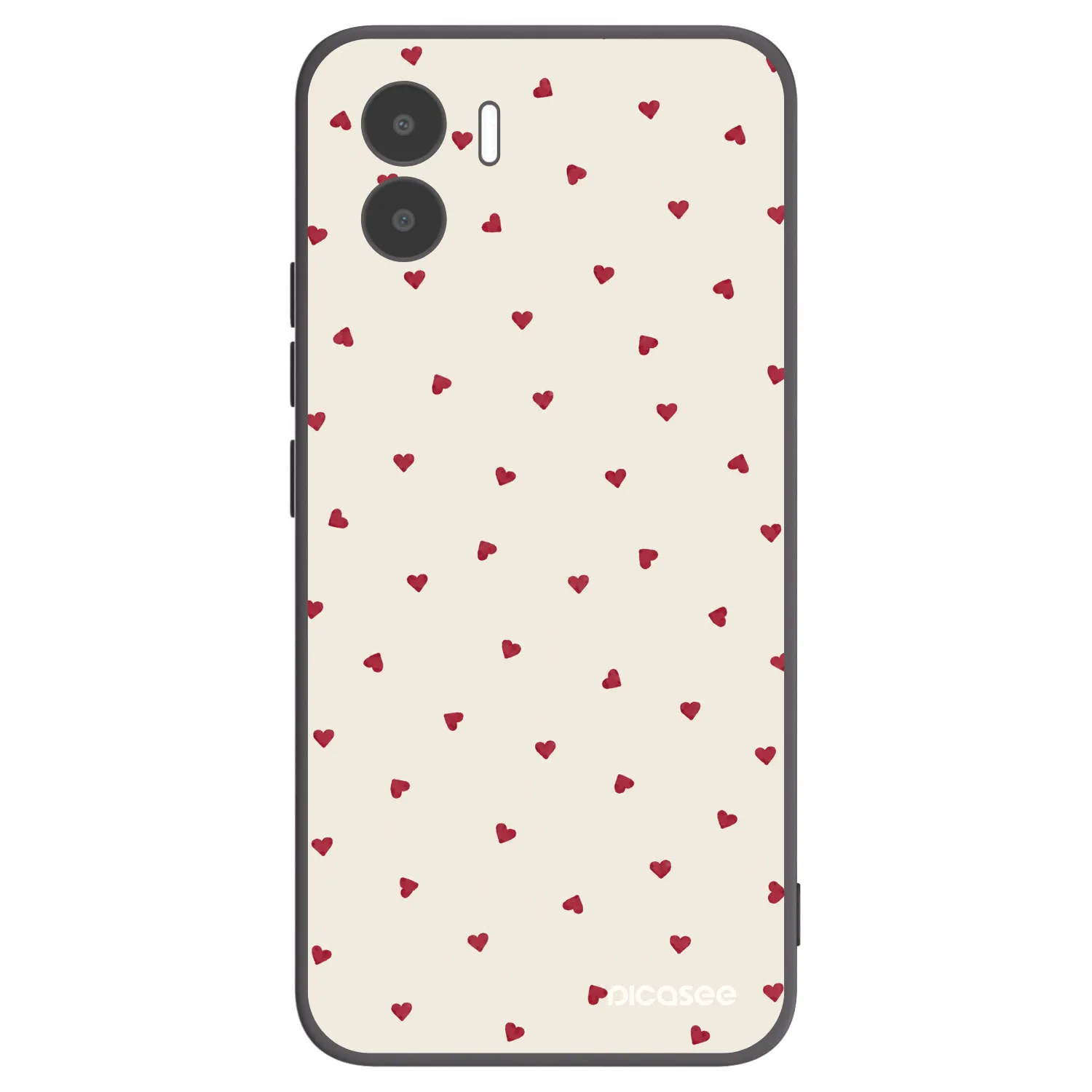 Picasee Μαύρη θήκη σιλικόνης για Xiaomi Redmi A2 - Little Love