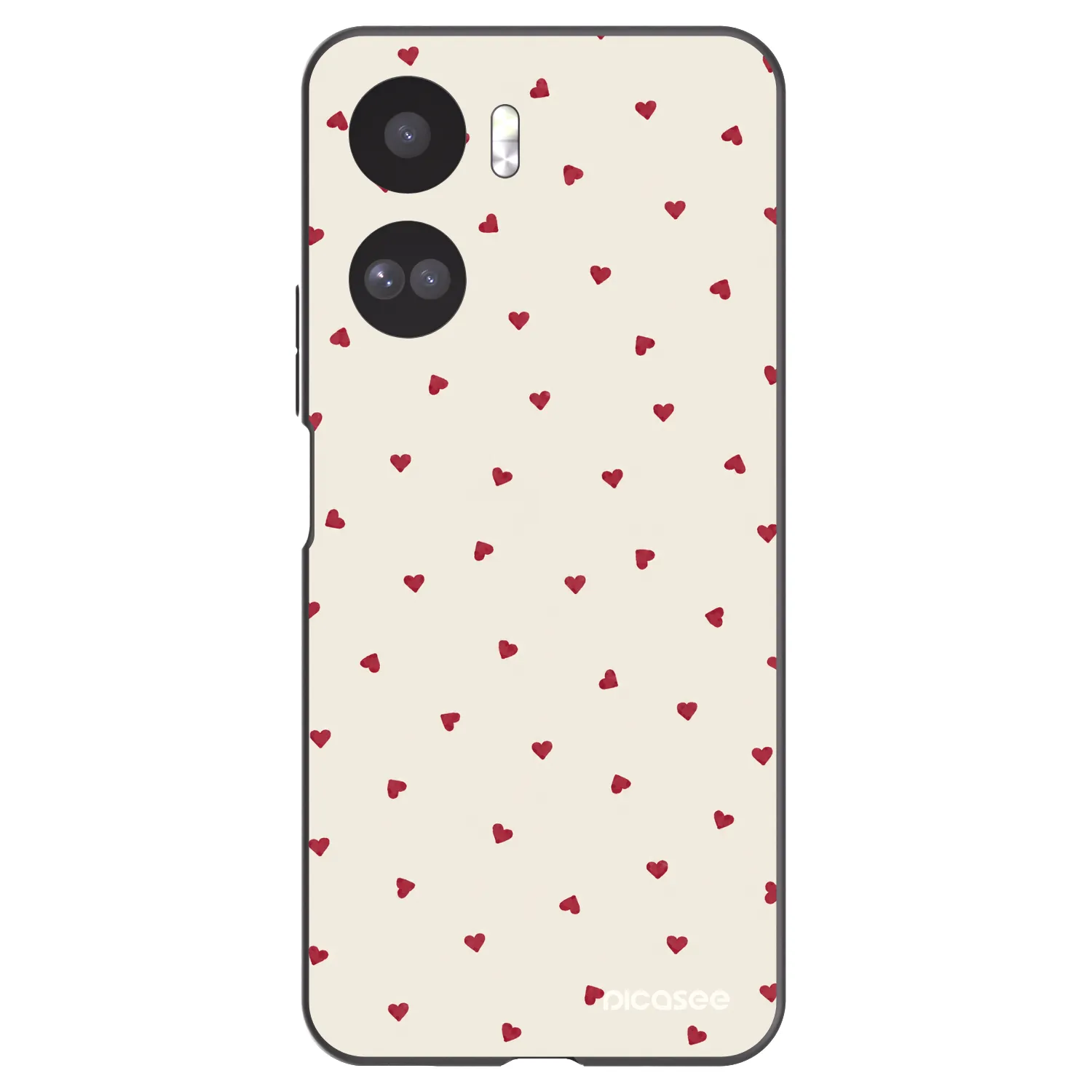 Picasee Μαύρη θήκη σιλικόνης για Honor 90 Lite 5G - Little Love