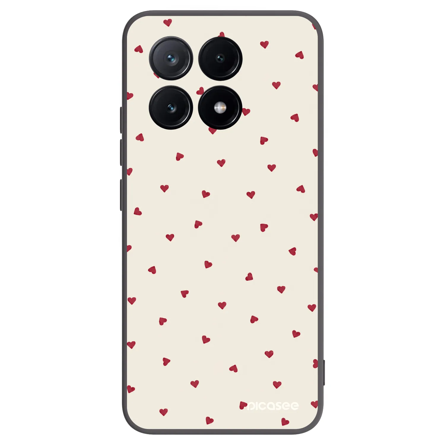 Picasee Μαύρη θήκη σιλικόνης για Xiaomi Poco X6 Pro - Little Love