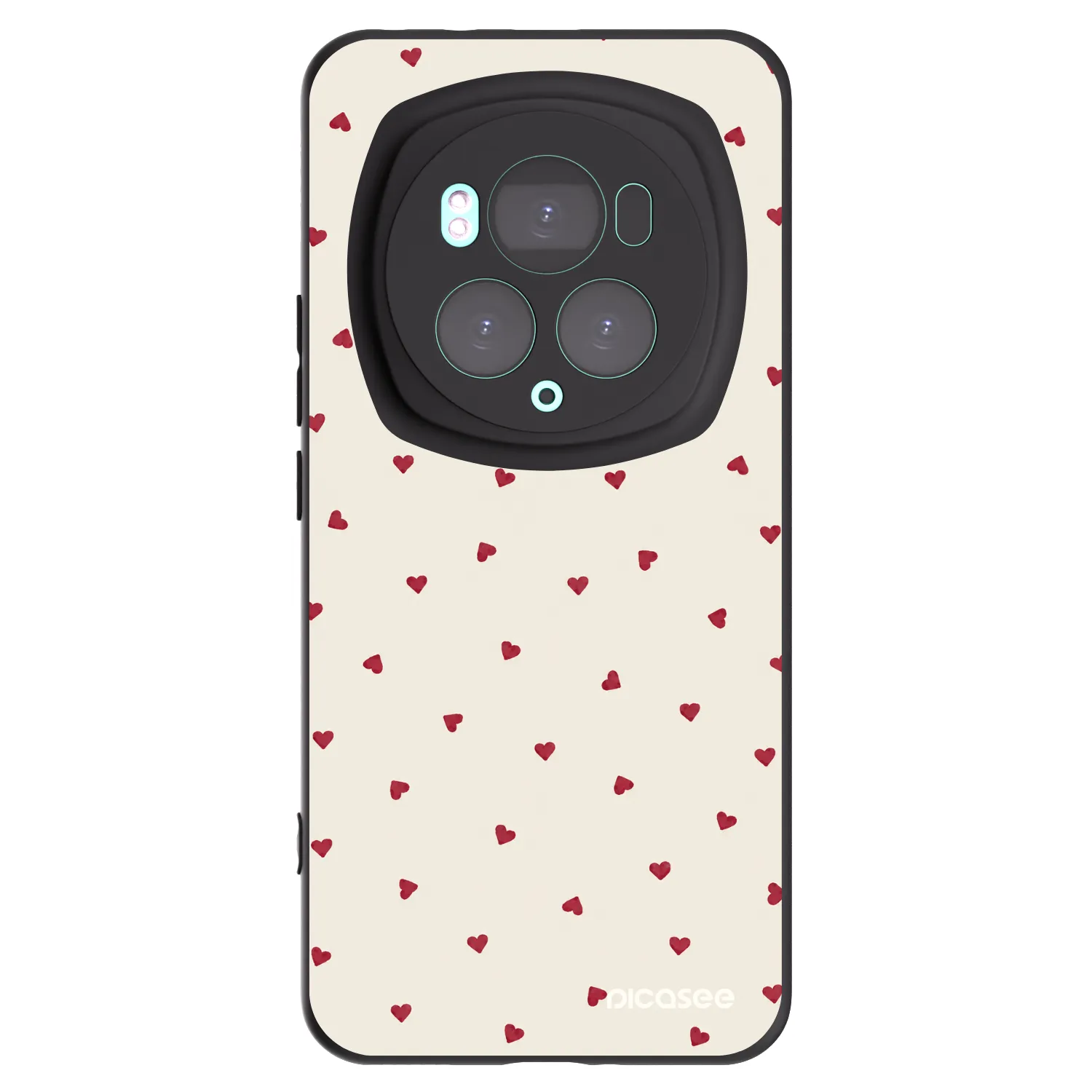 Picasee Μαύρη θήκη σιλικόνης για Honor Magic6 Pro - Little Love