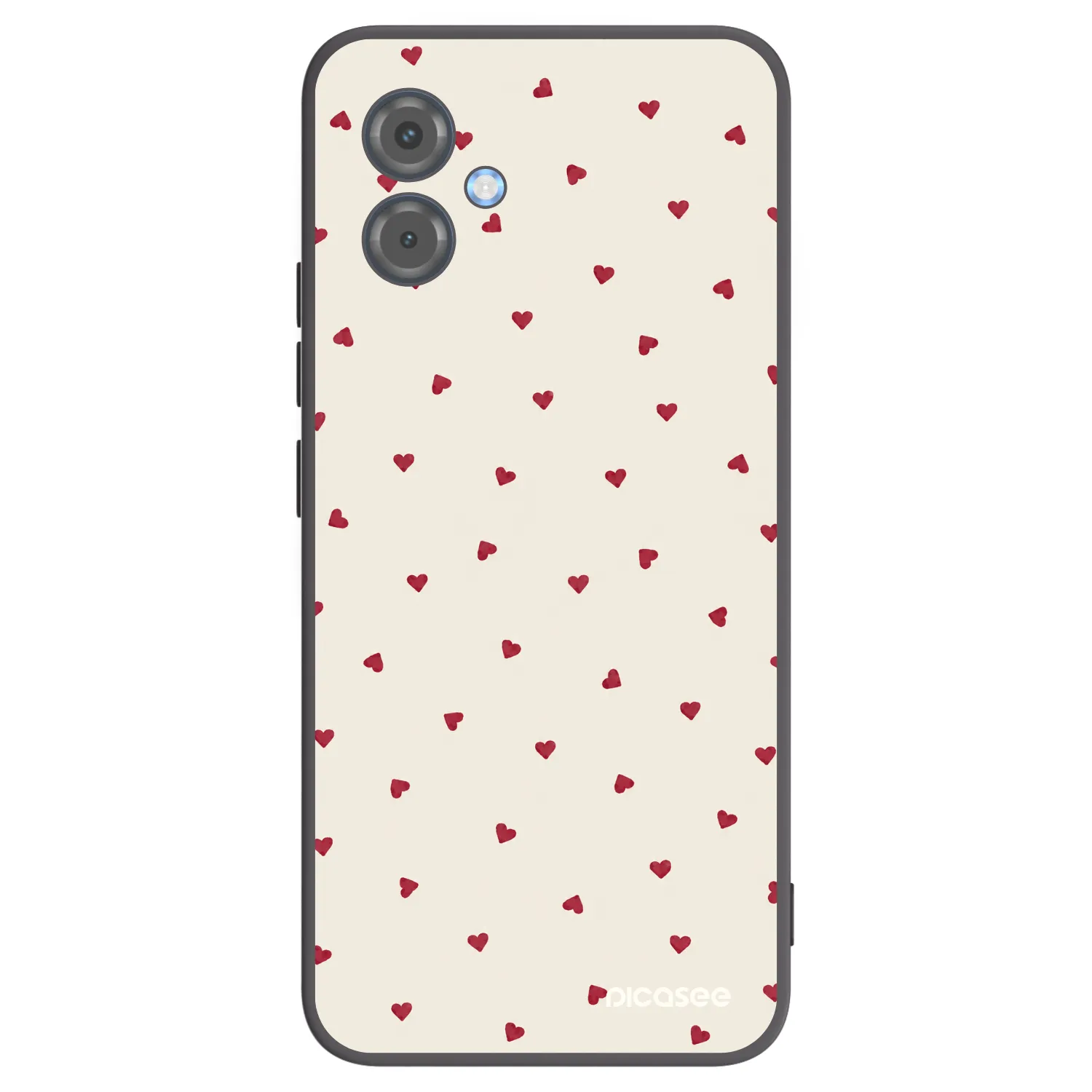 Picasee Μαύρη θήκη σιλικόνης για Motorola Moto G14 - Little Love