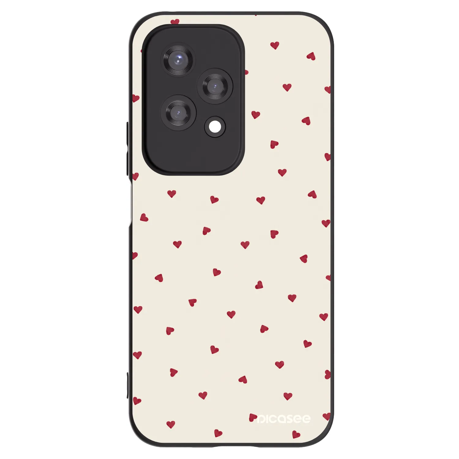 Picasee Μαύρη θήκη σιλικόνης για Honor 200 Lite - Little Love