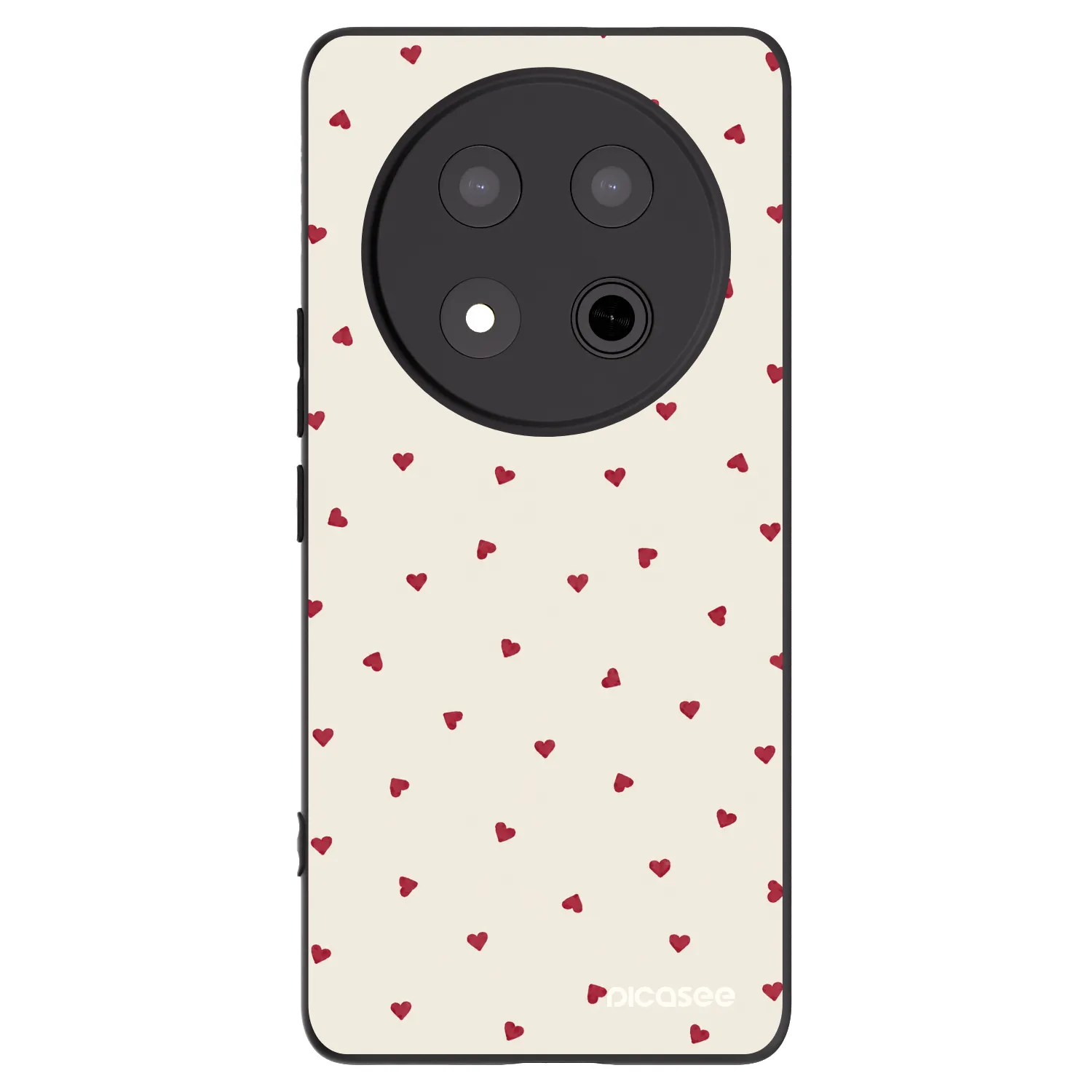 Picasee Μαύρη θήκη σιλικόνης για Honor Magic7 Lite 5G - Little Love